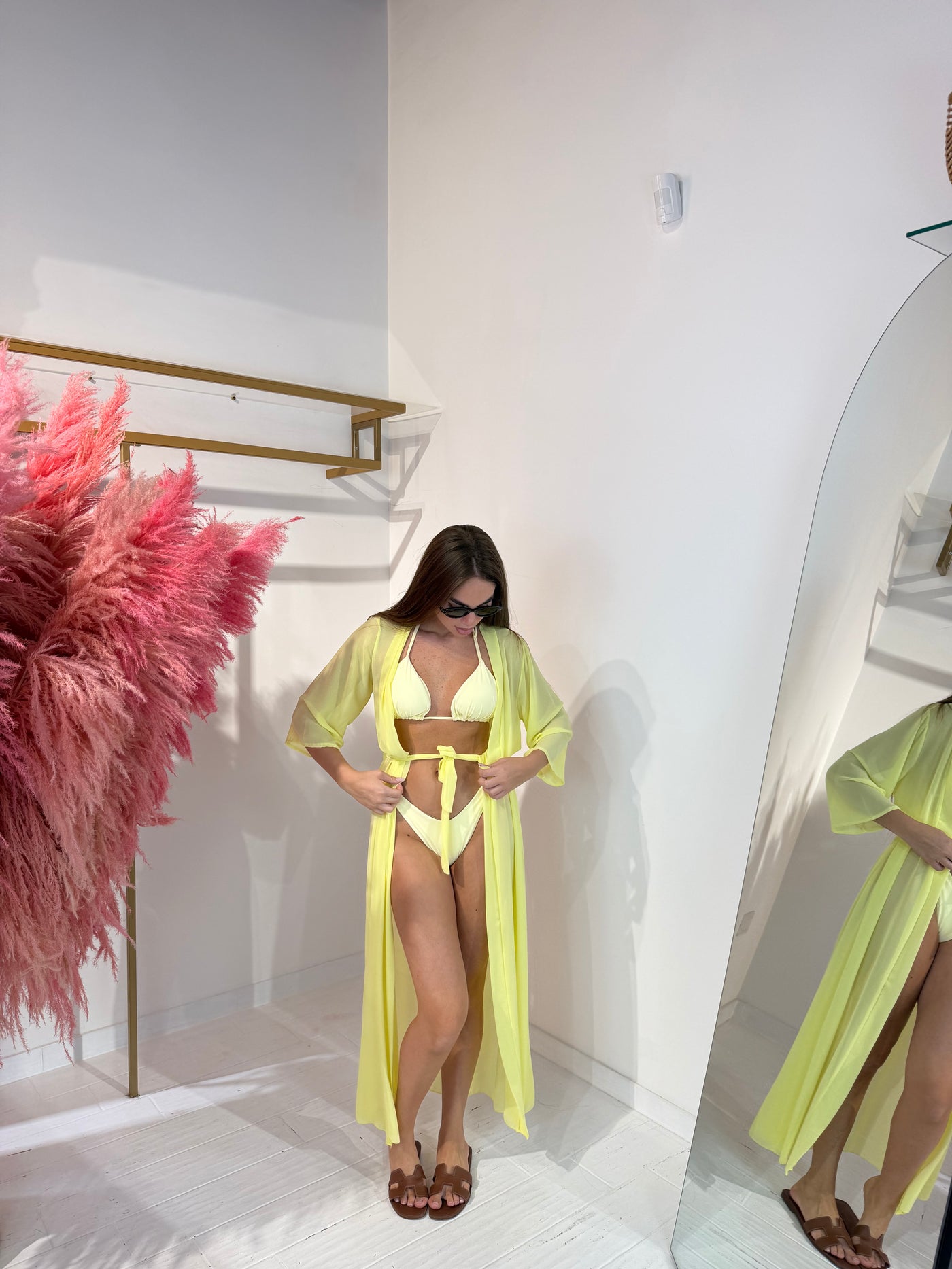 COPRICOSTUME KIMONO GIALLO