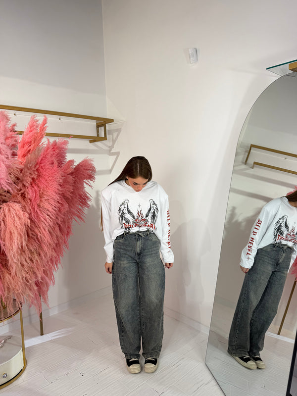 JEANS AURA SABBIATO