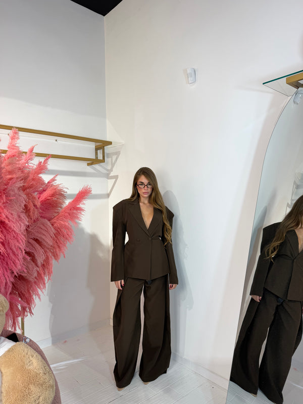 TAILLEUR VICTORIA MARRONE