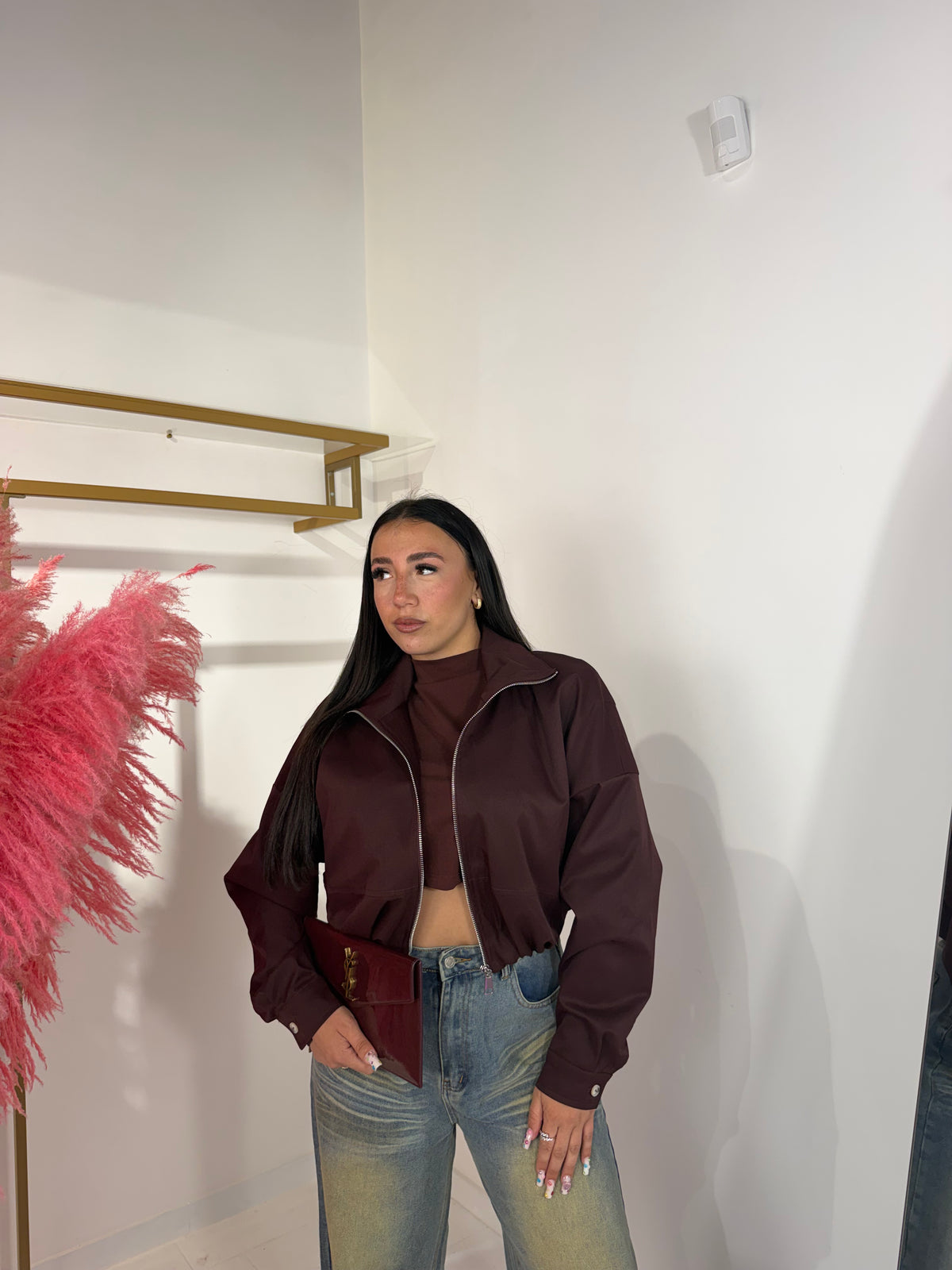 GIACCA INES BORDEAUX
