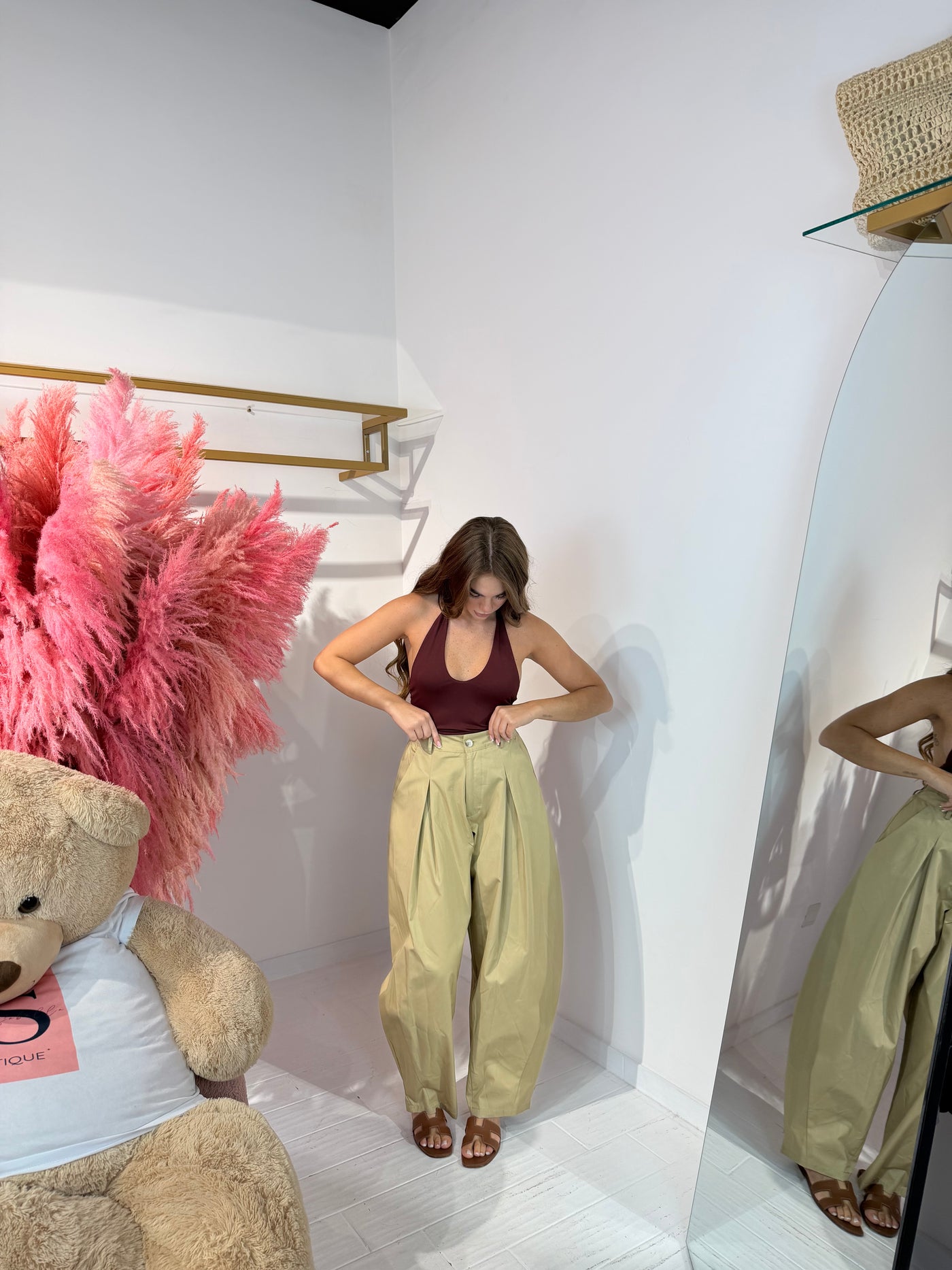 PANTALONE BALLON BEIGE