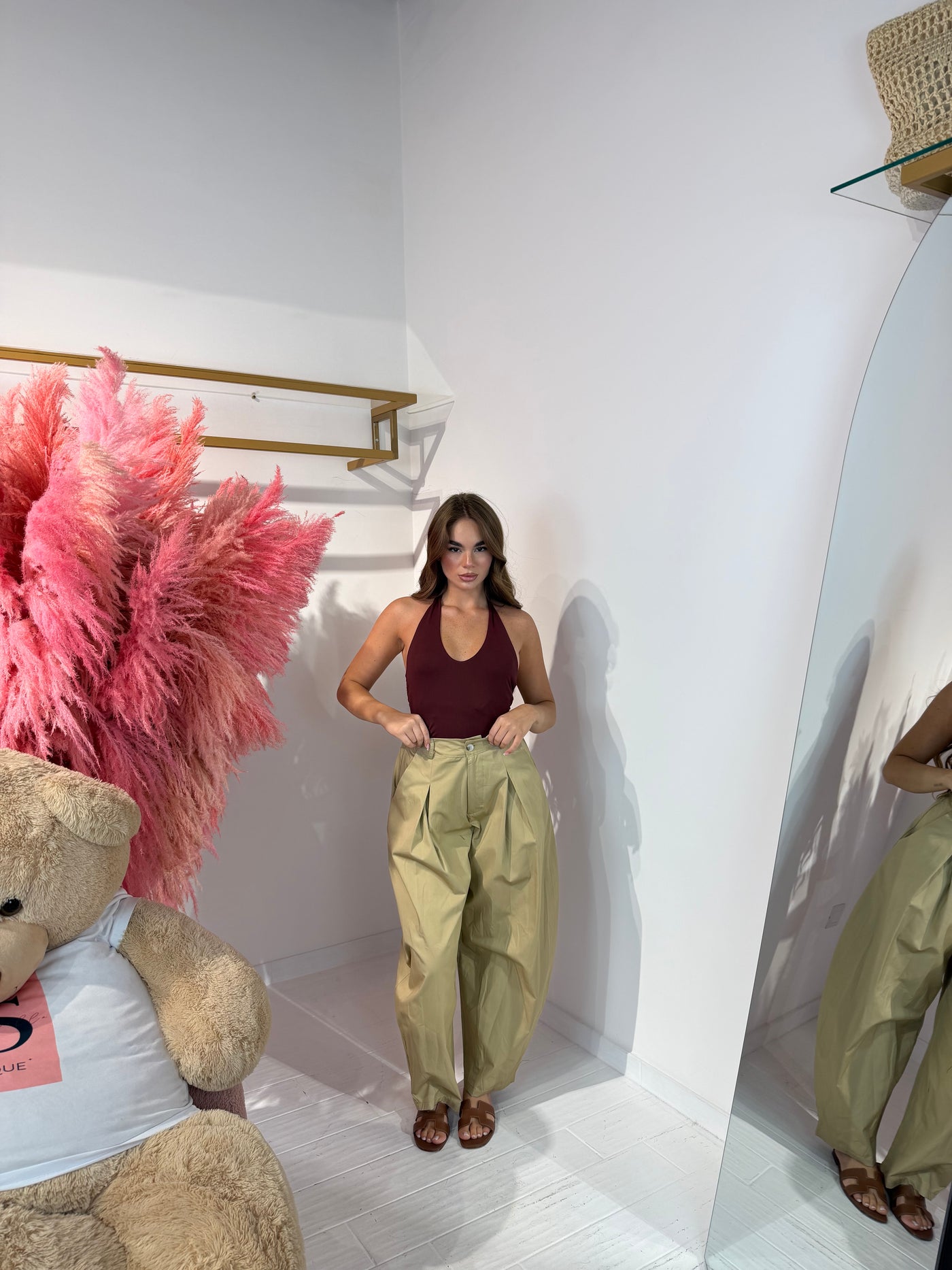 PANTALONE BALLON BEIGE