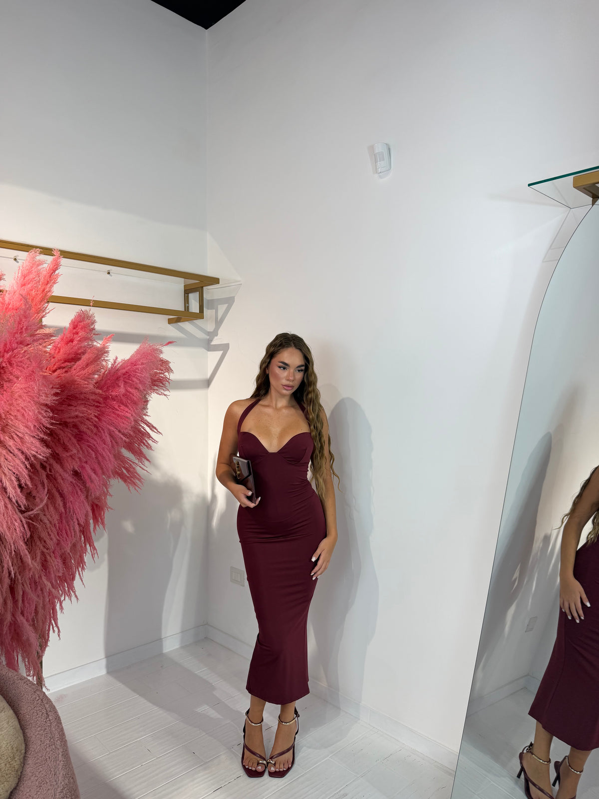 DRESS JADE BORDEAUX