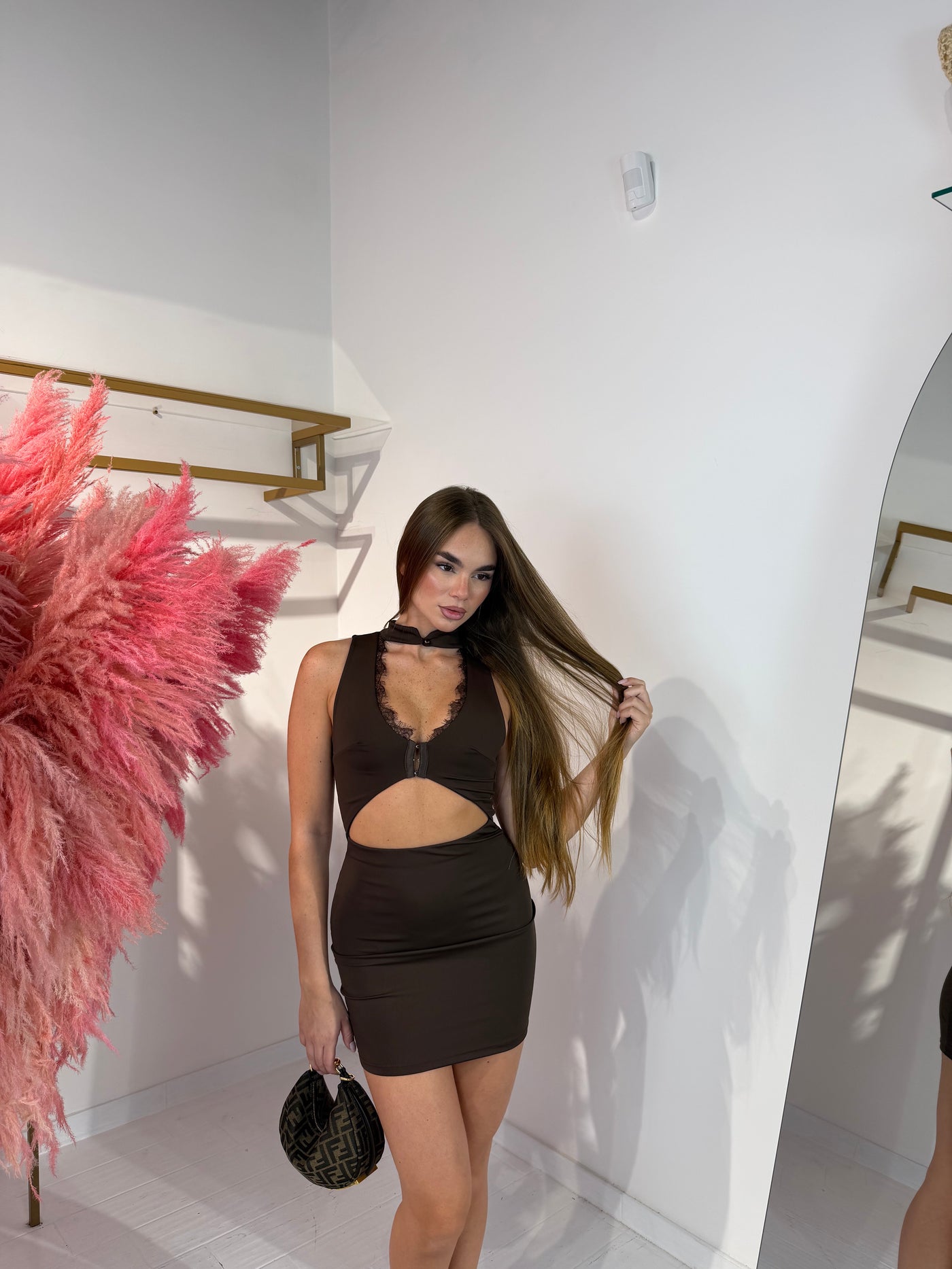 DRESS SUSY MARRONE