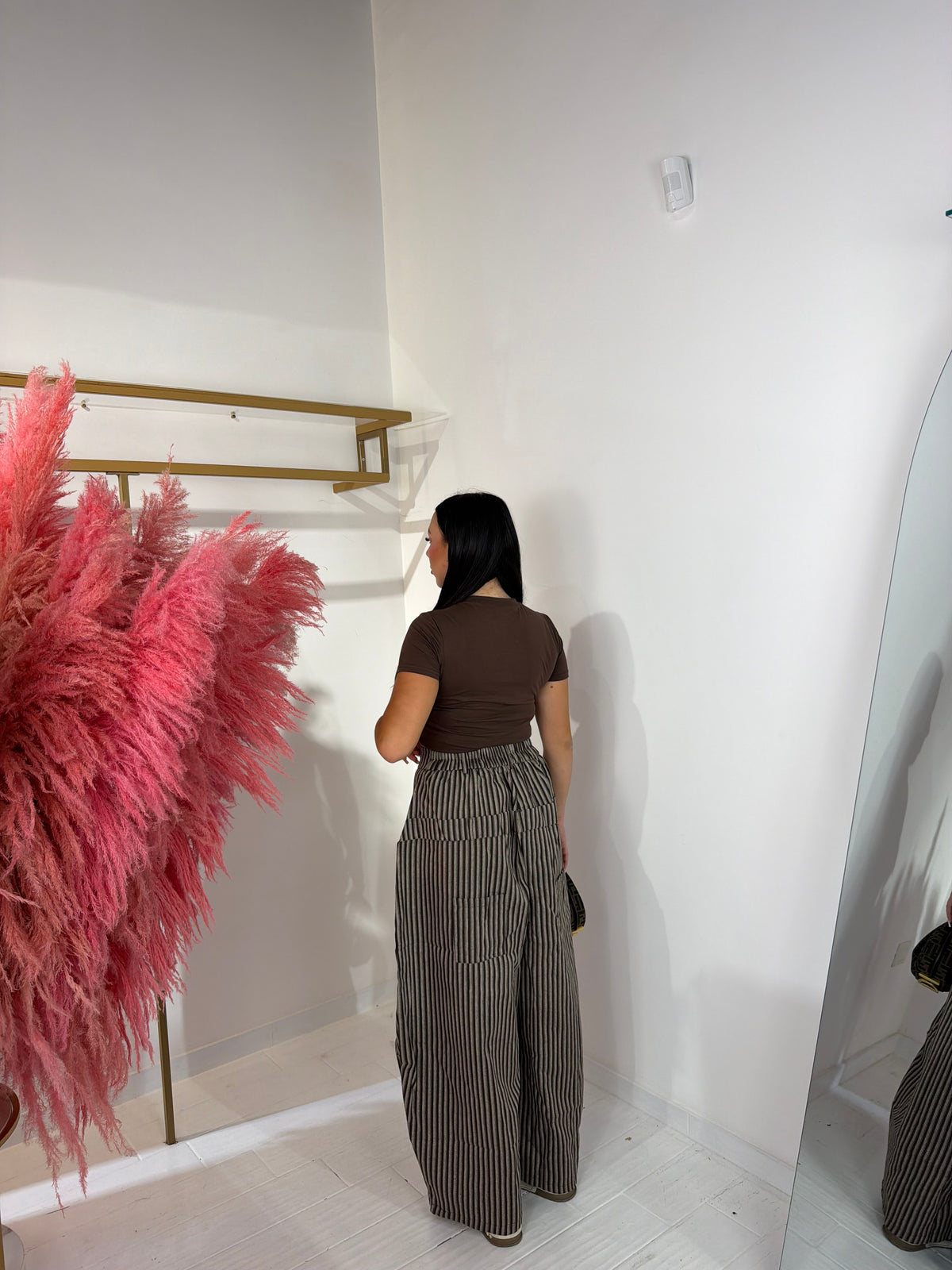PANTALONE CHARLOTTE MARRONE