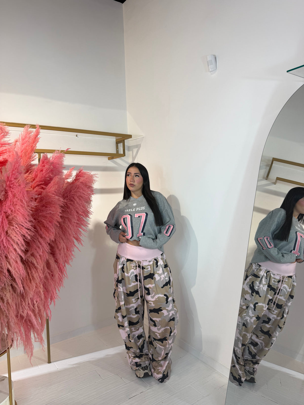 PANTALONE CAMOUFLAGE ROSA
