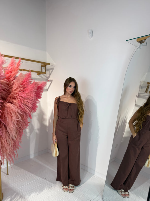 COORDINATO SOLEIL MARRONE