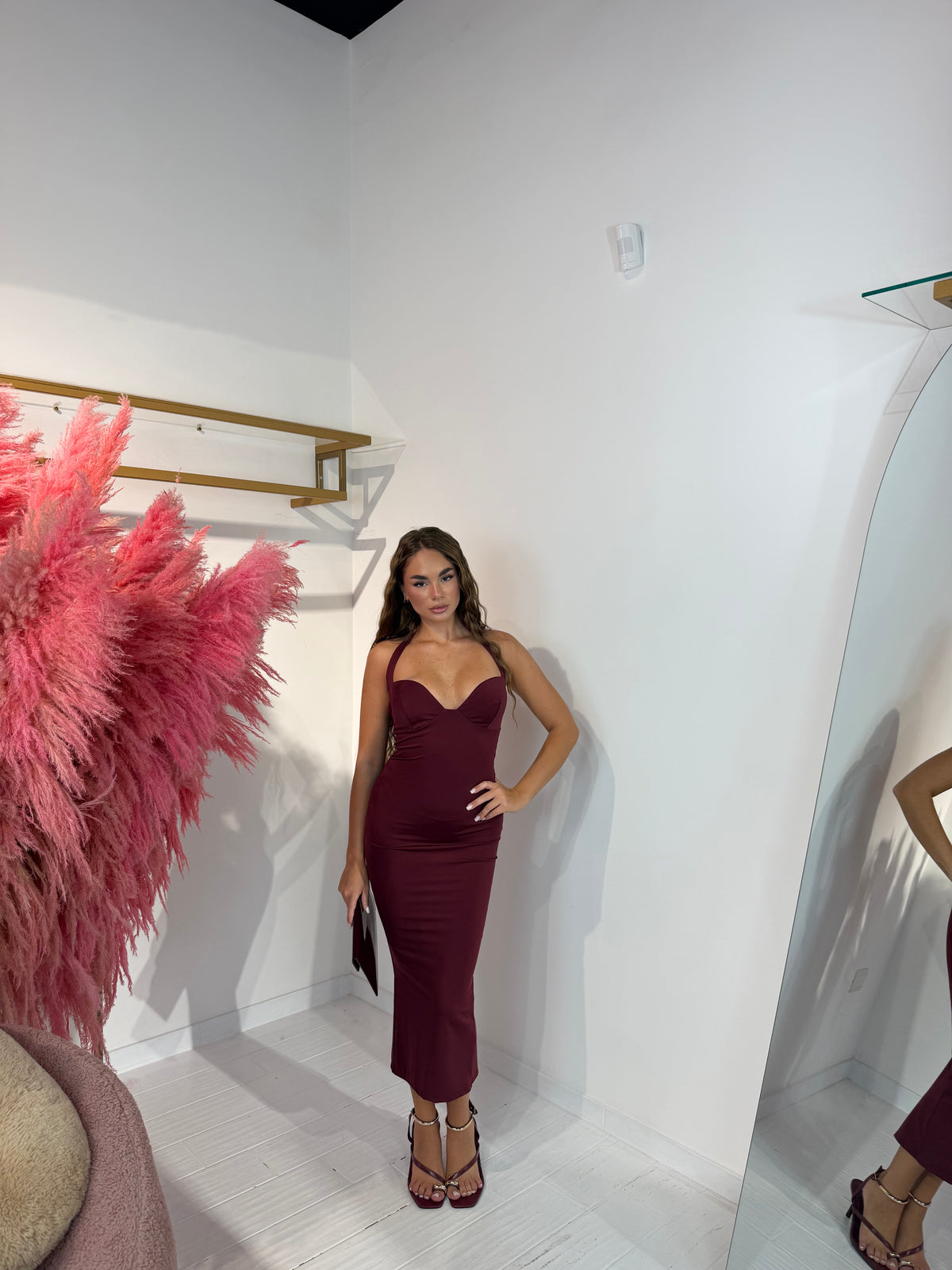 DRESS JADE BORDEAUX
