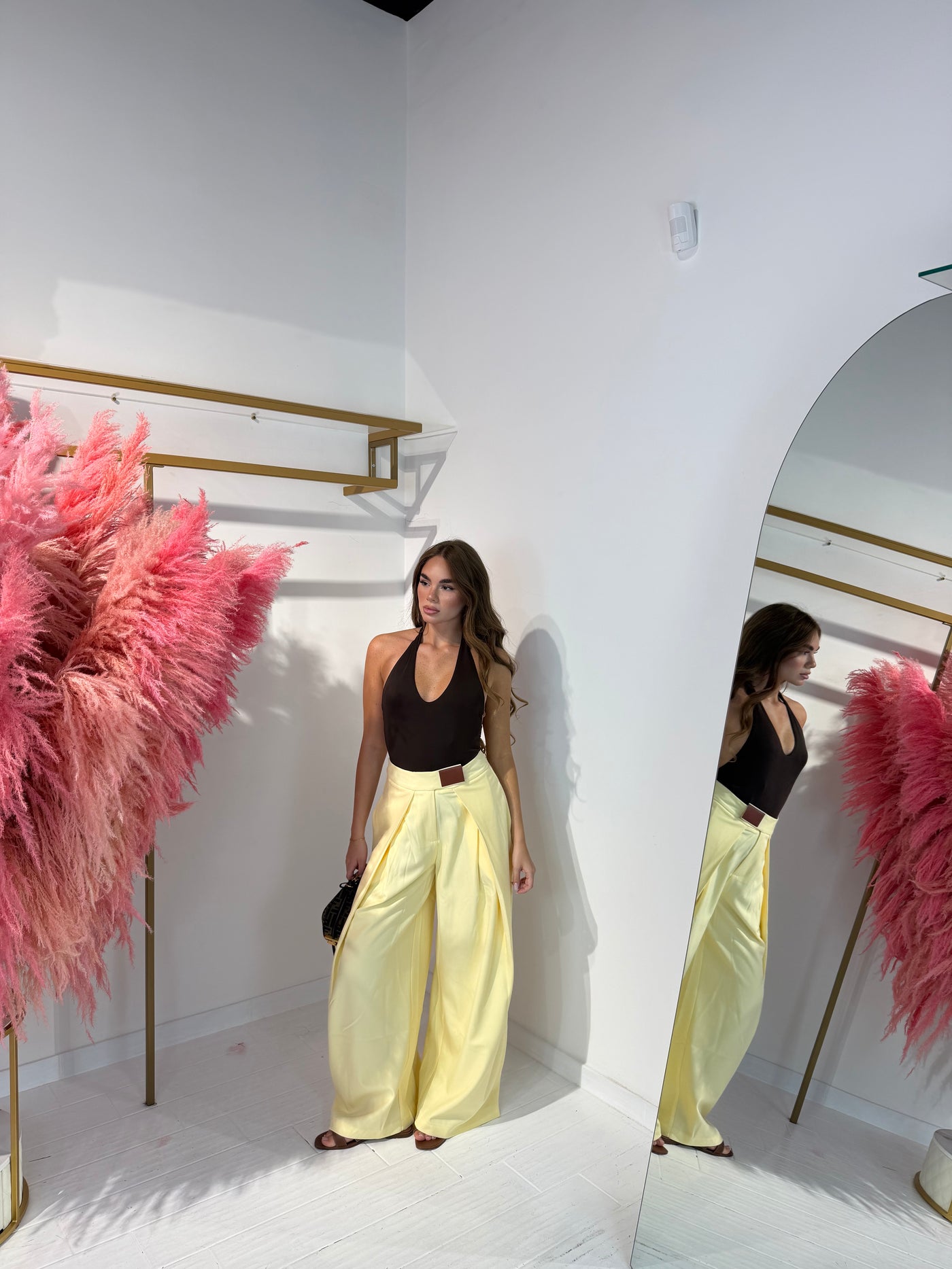 PANTALONE ZENDAYA GIALLO