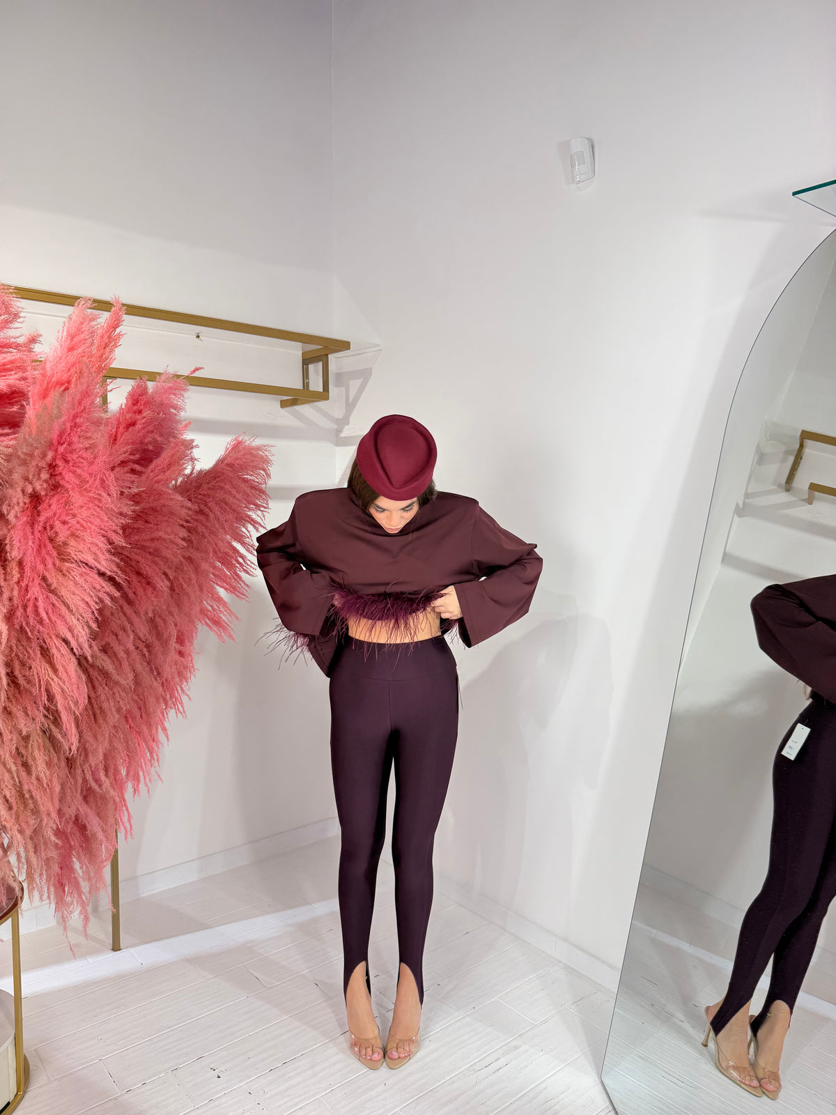 LEGGINS GHETTE BORGOGNA