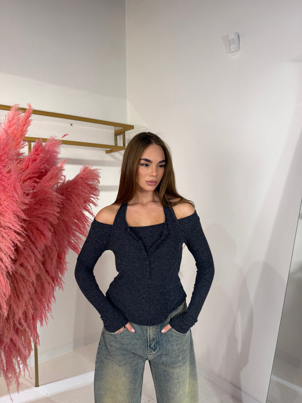 MAGLIA SORAYA BLU
