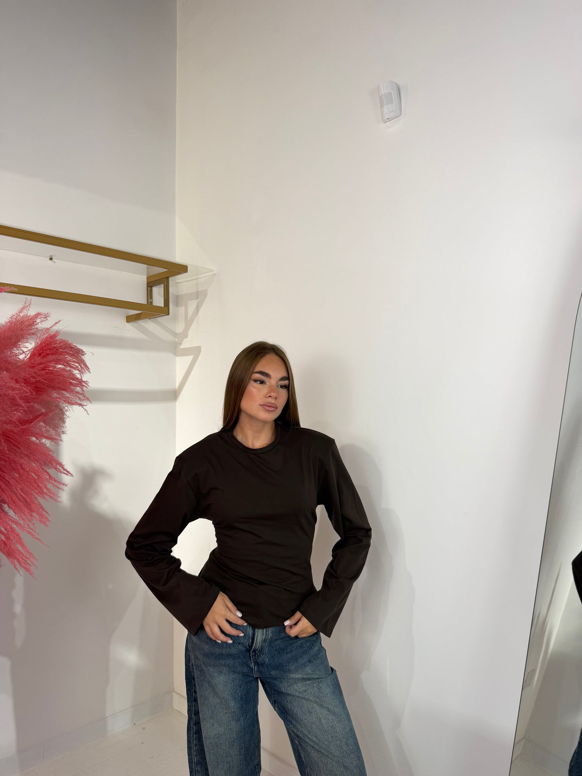 MAGLIA KIRA MARRONE