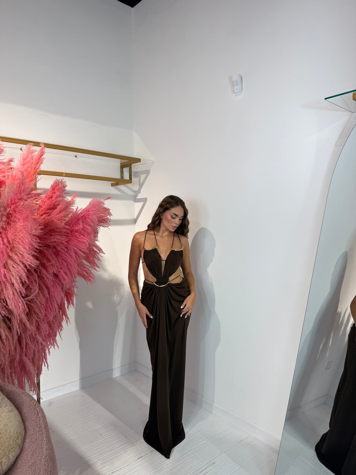 DRESS CLEOPATRA MARRONE