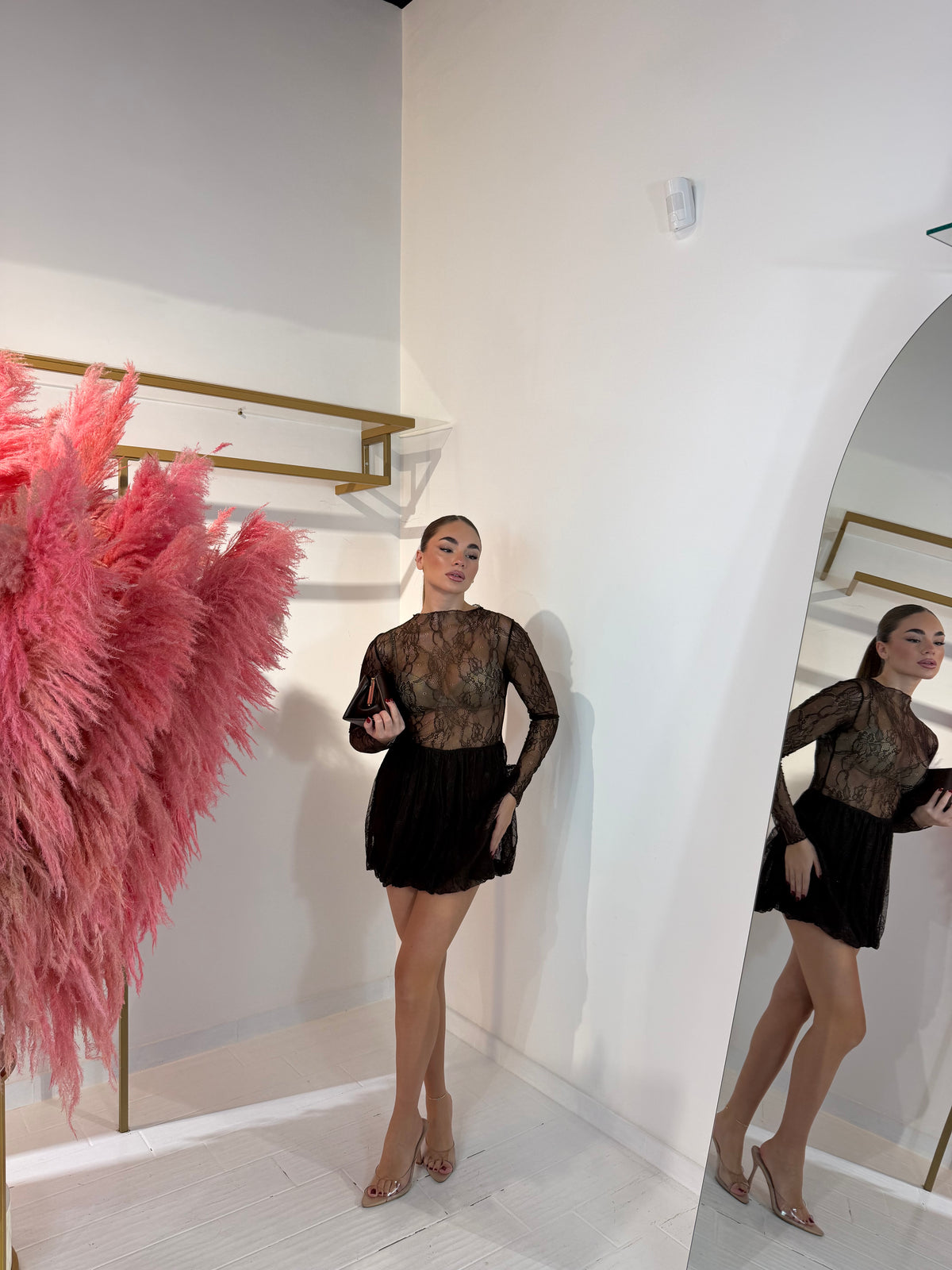 DRESS GISELLE MARRONE