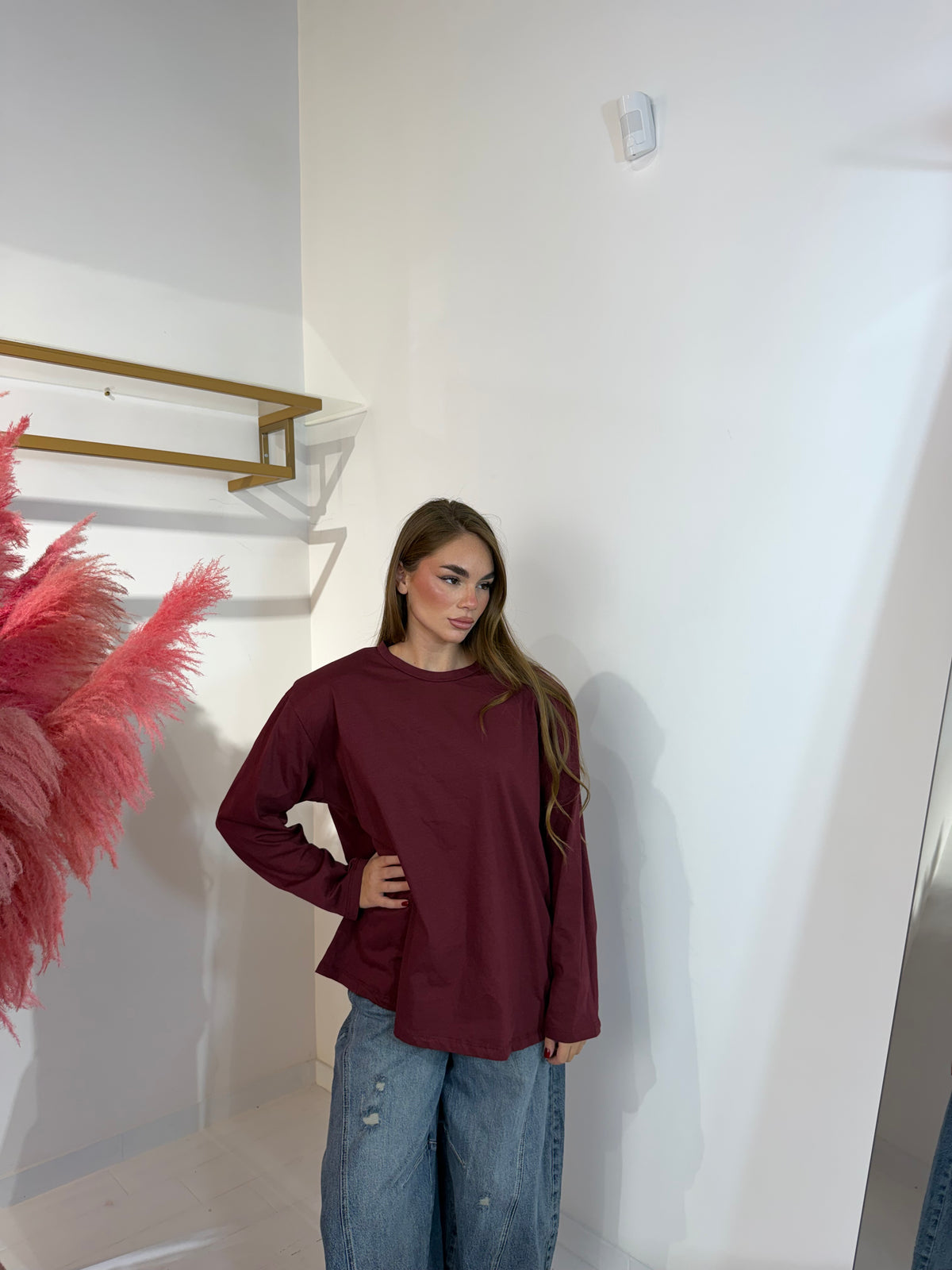 LONGSLEEVE BORDEAUX