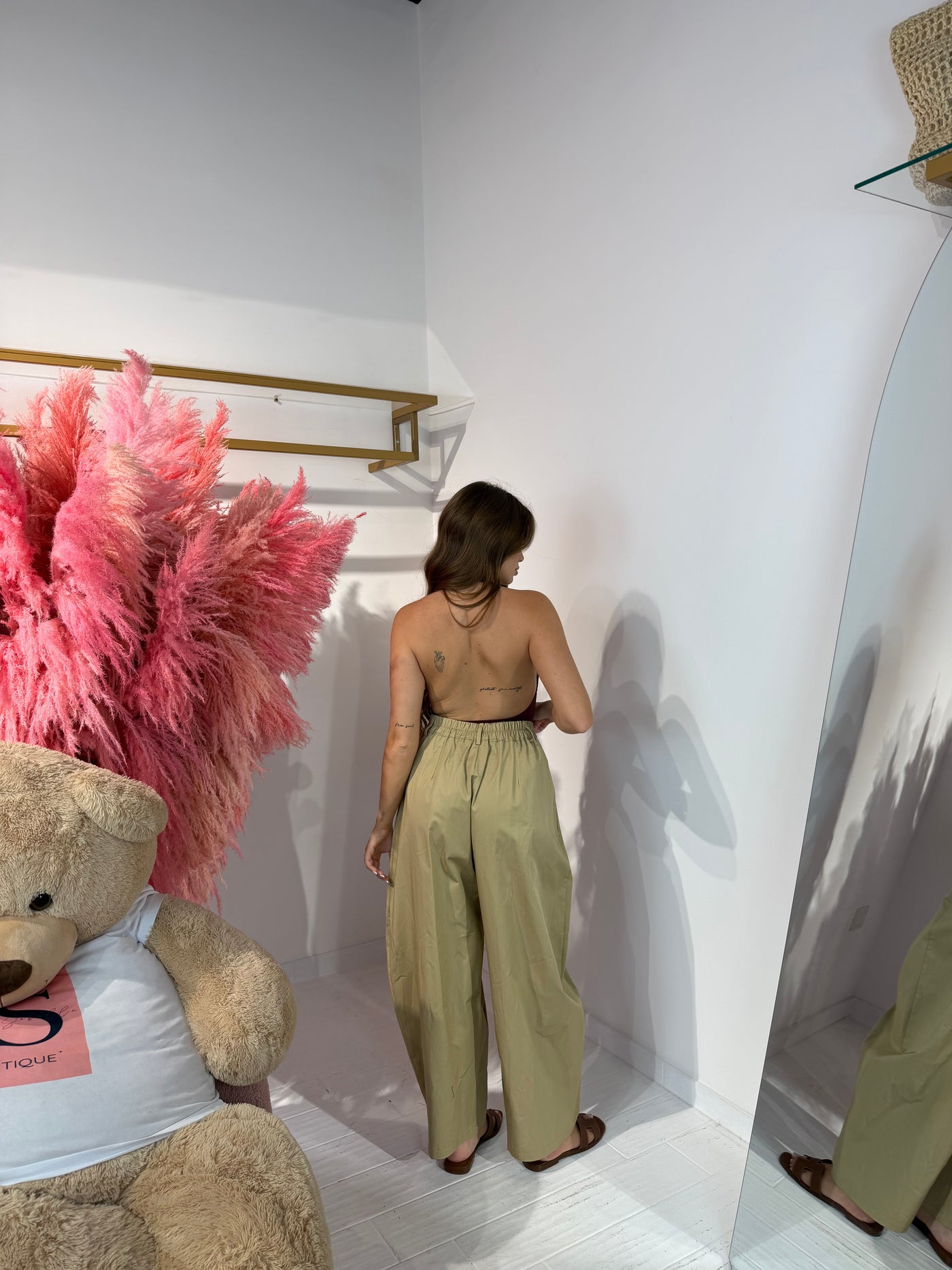 PANTALONE BALLON BEIGE