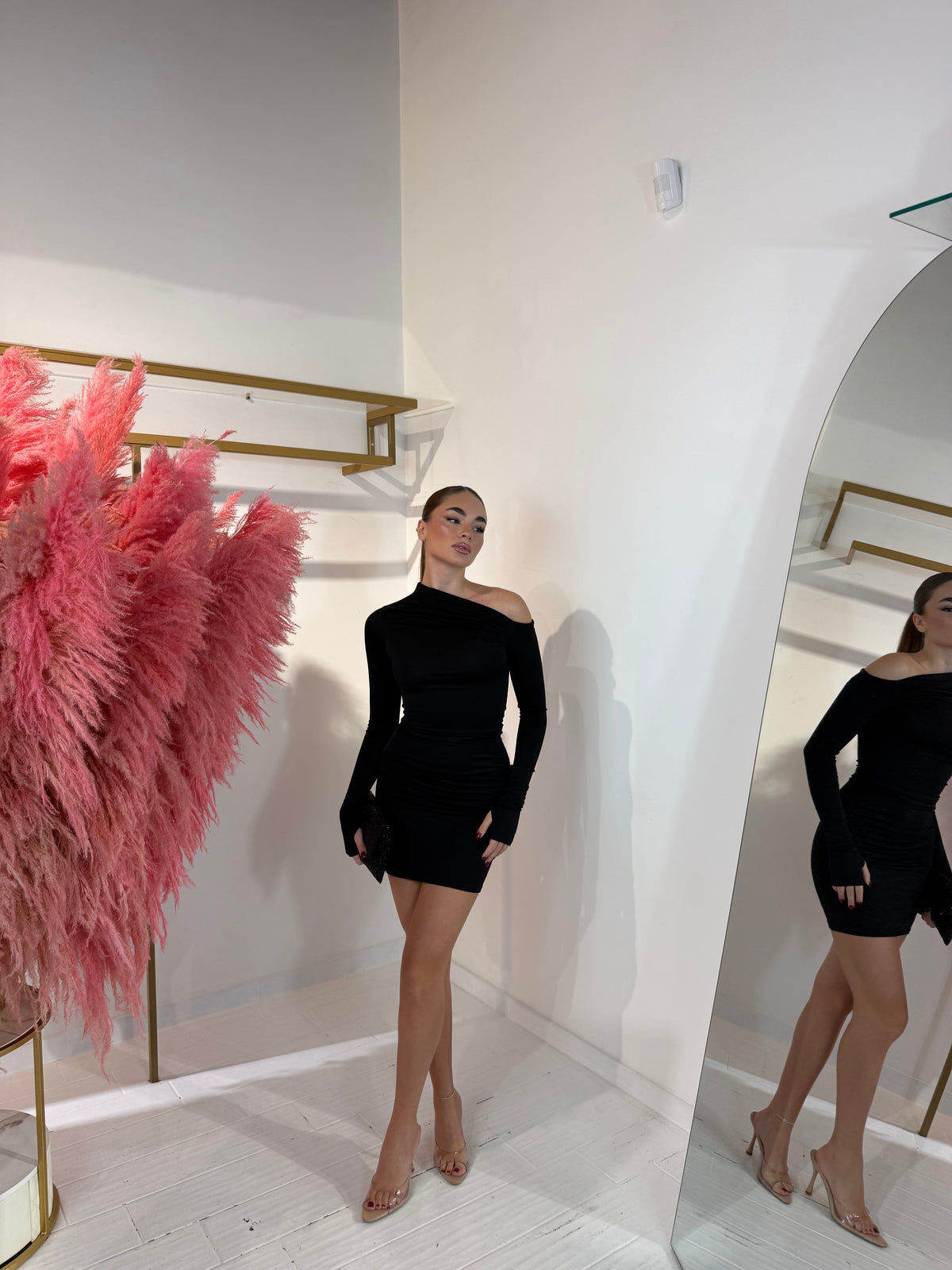 MINI DRESS KIM NERO