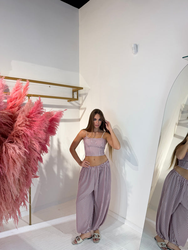 COORDINATO ALLISON BORDEAUX