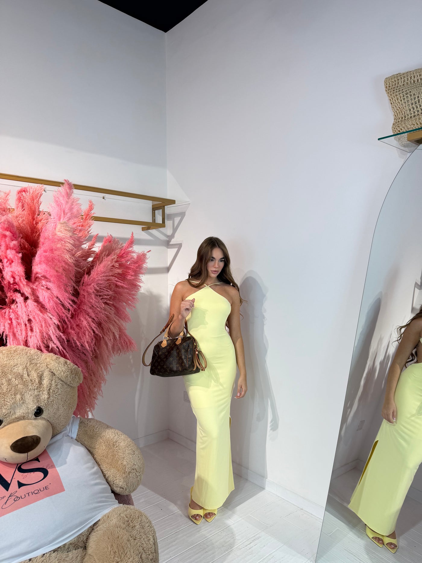 DRESS SELENA GIALLO