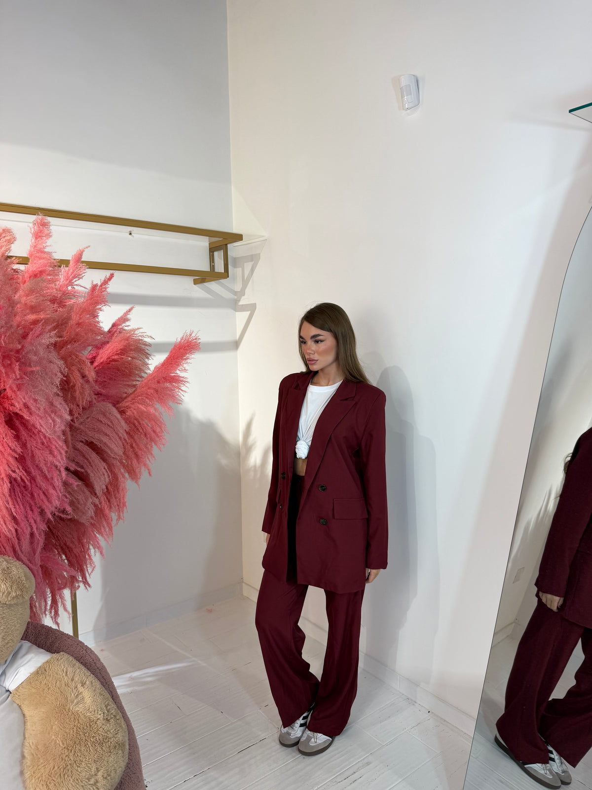 TAILLEUR CARMEN BORDEAUX