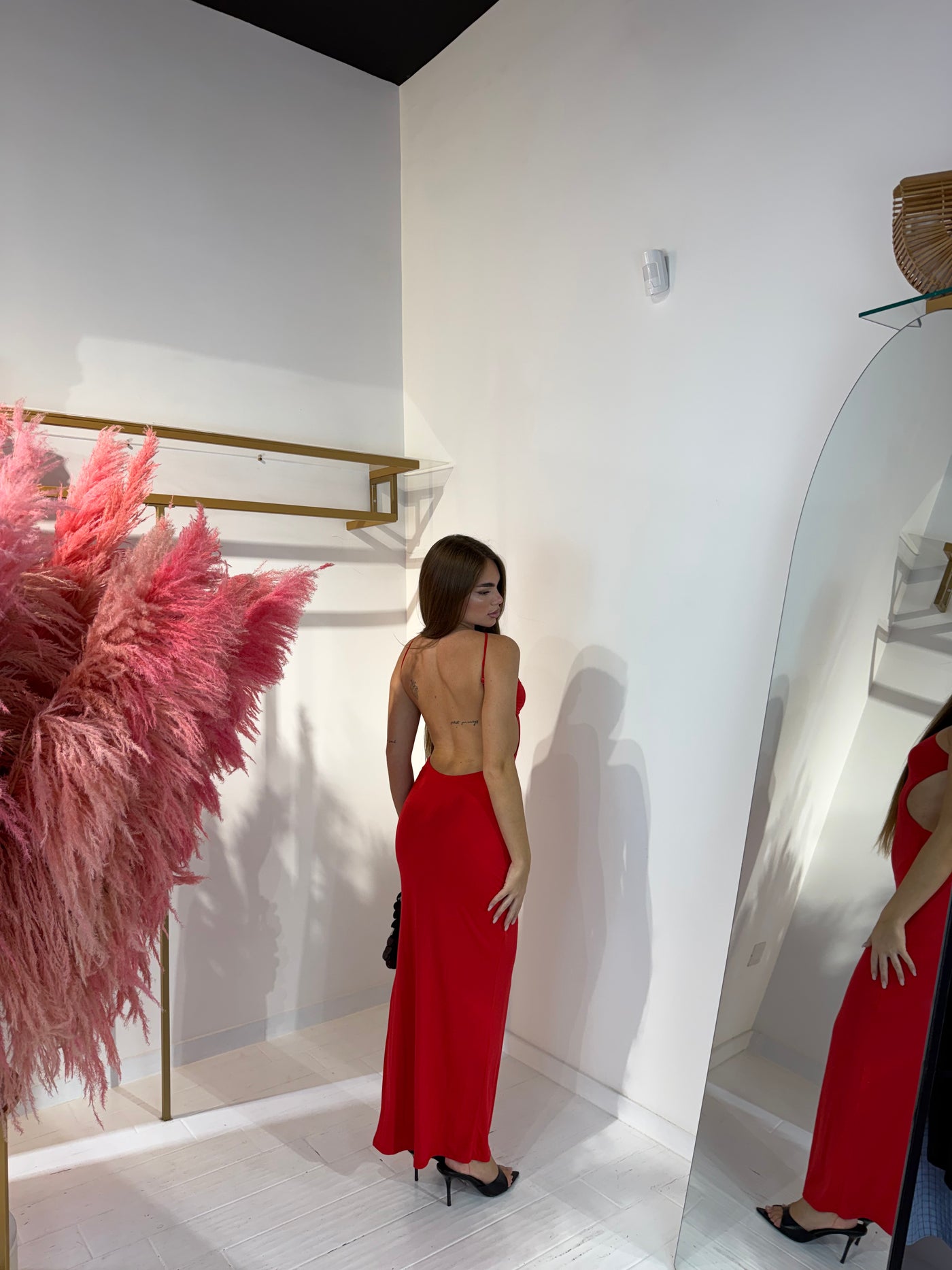 DRESS SELENA ROSSO