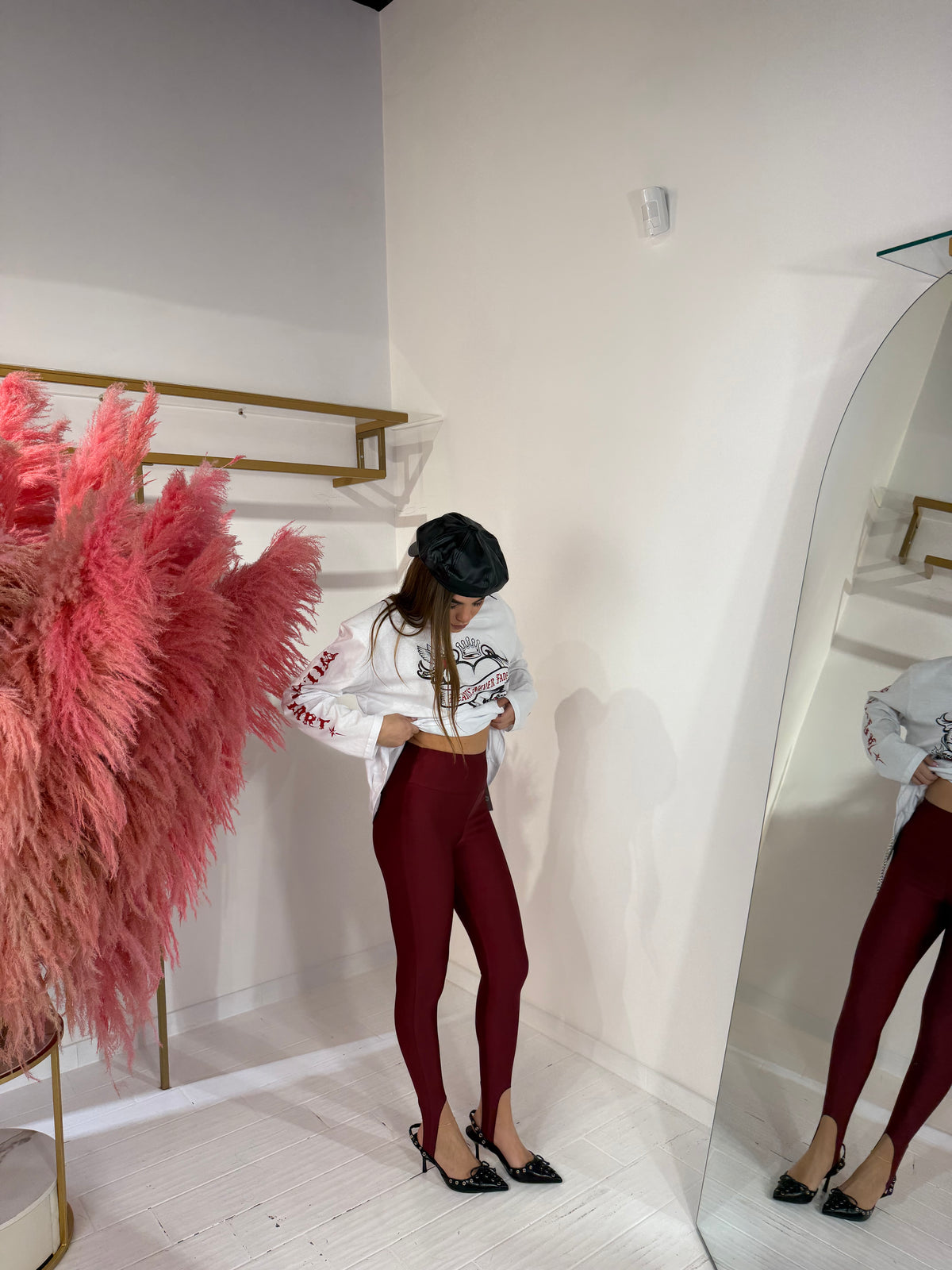 LEGGINS GHETTE BORDEAUX