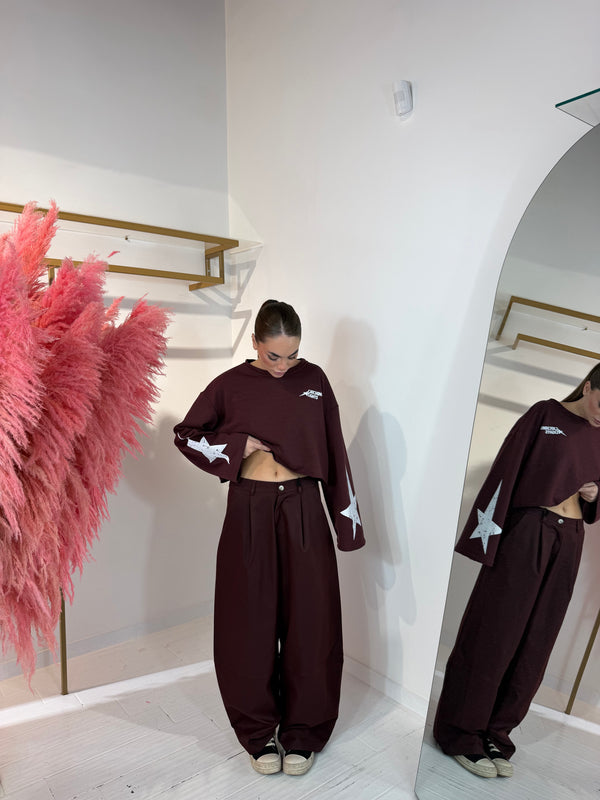 PANTALONE KEISY BORDEAUX