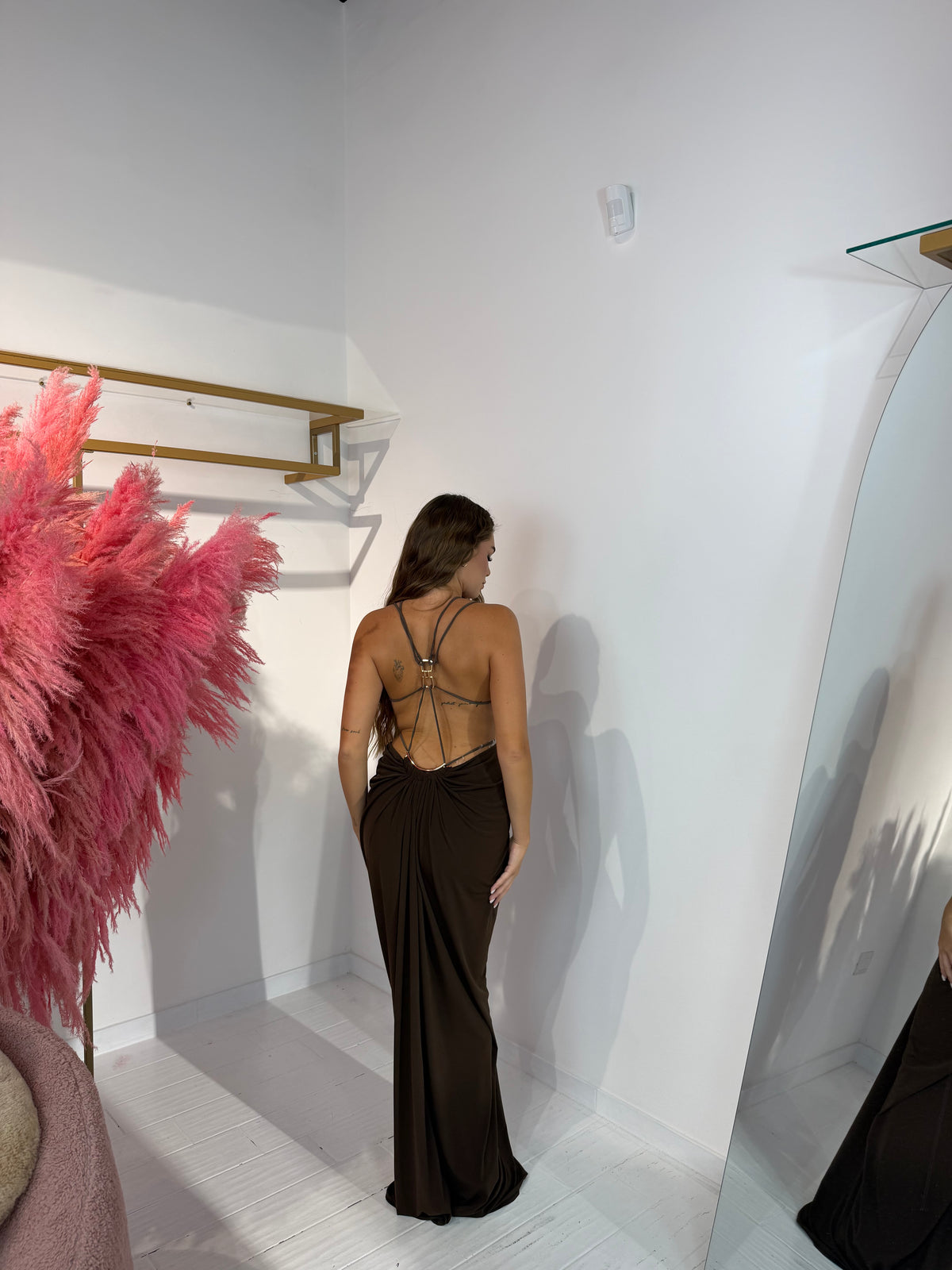 DRESS CLEOPATRA MARRONE