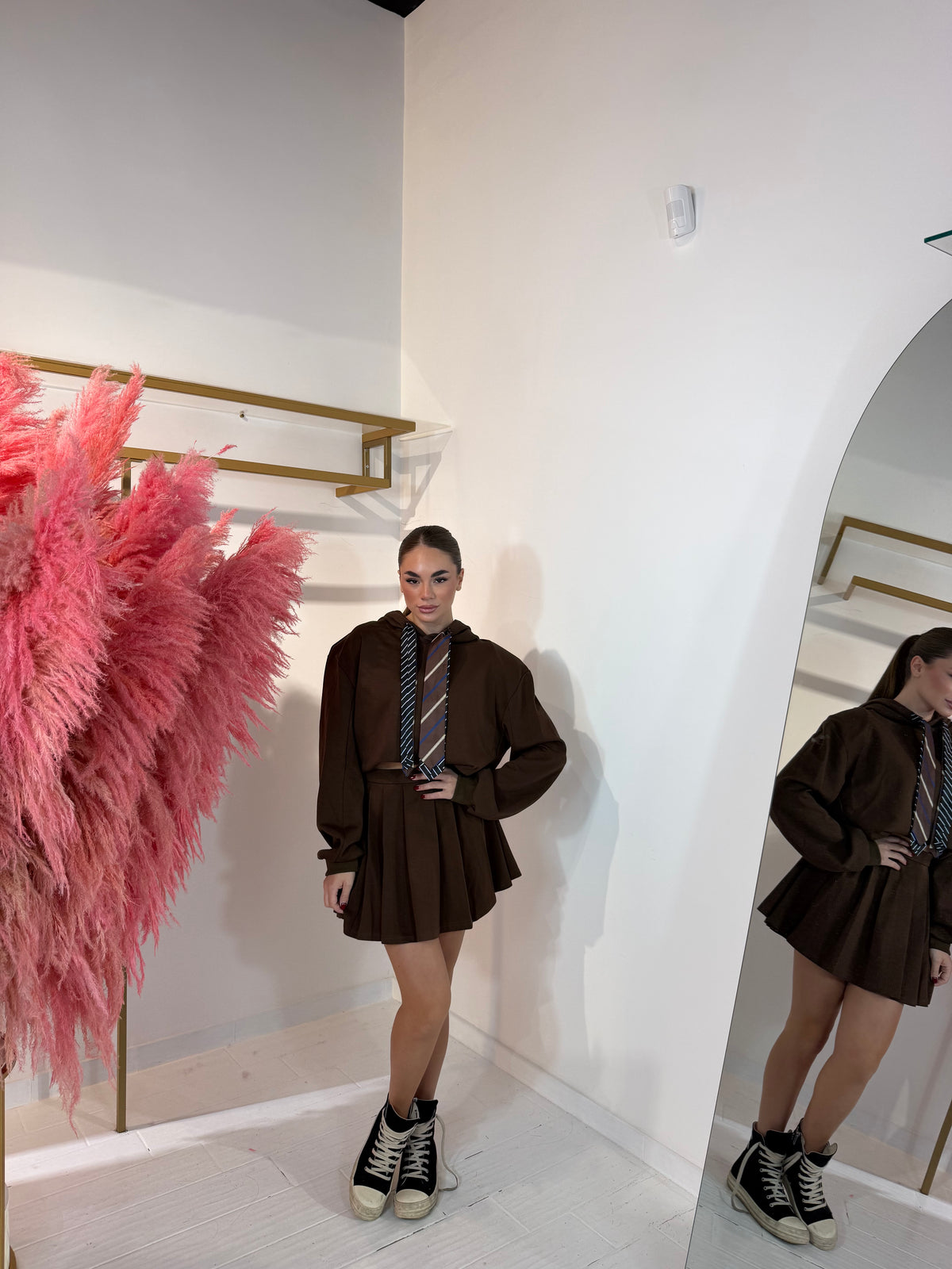 COORDINATO CORA MARRONE