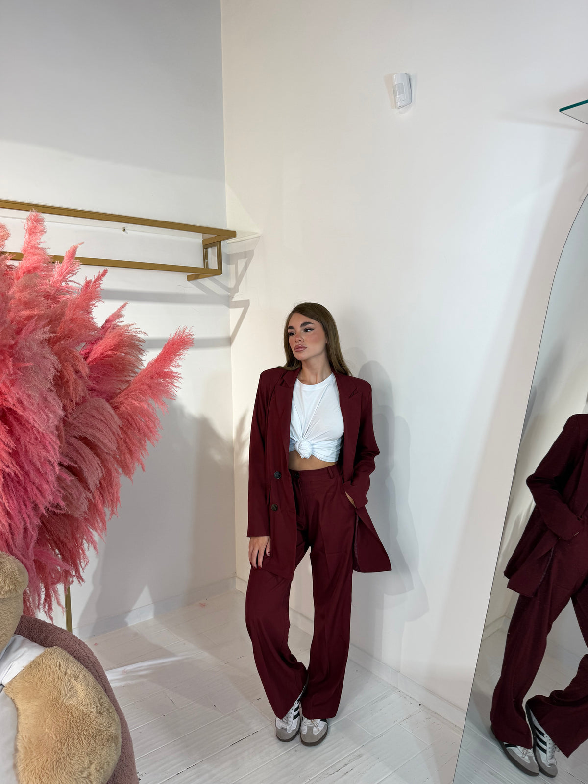 TAILLEUR CARMEN BORDEAUX