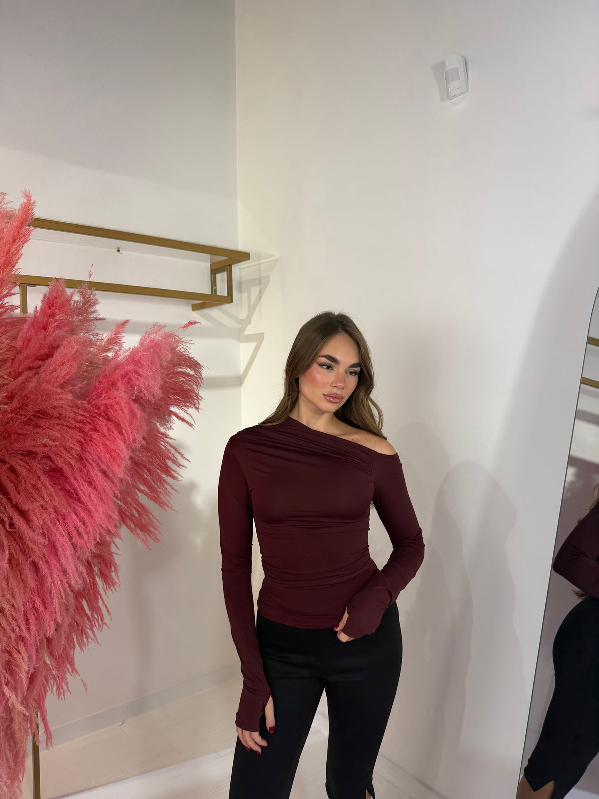 MAGLIA KIM BORDEAUX