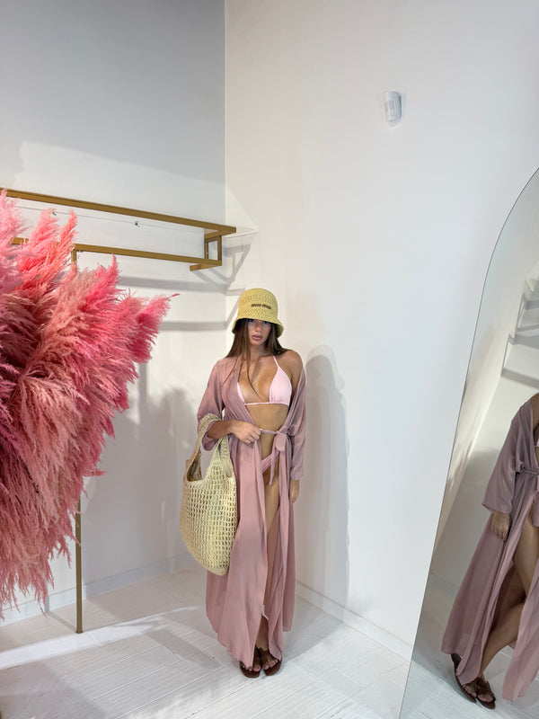 COPRICOSTUME KIMONO ROSA