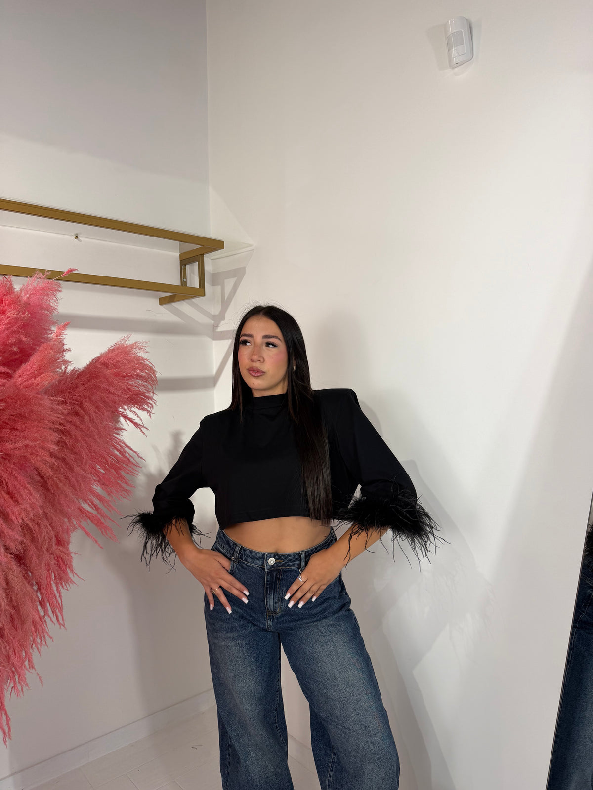 MAGLIA LAILA NERA