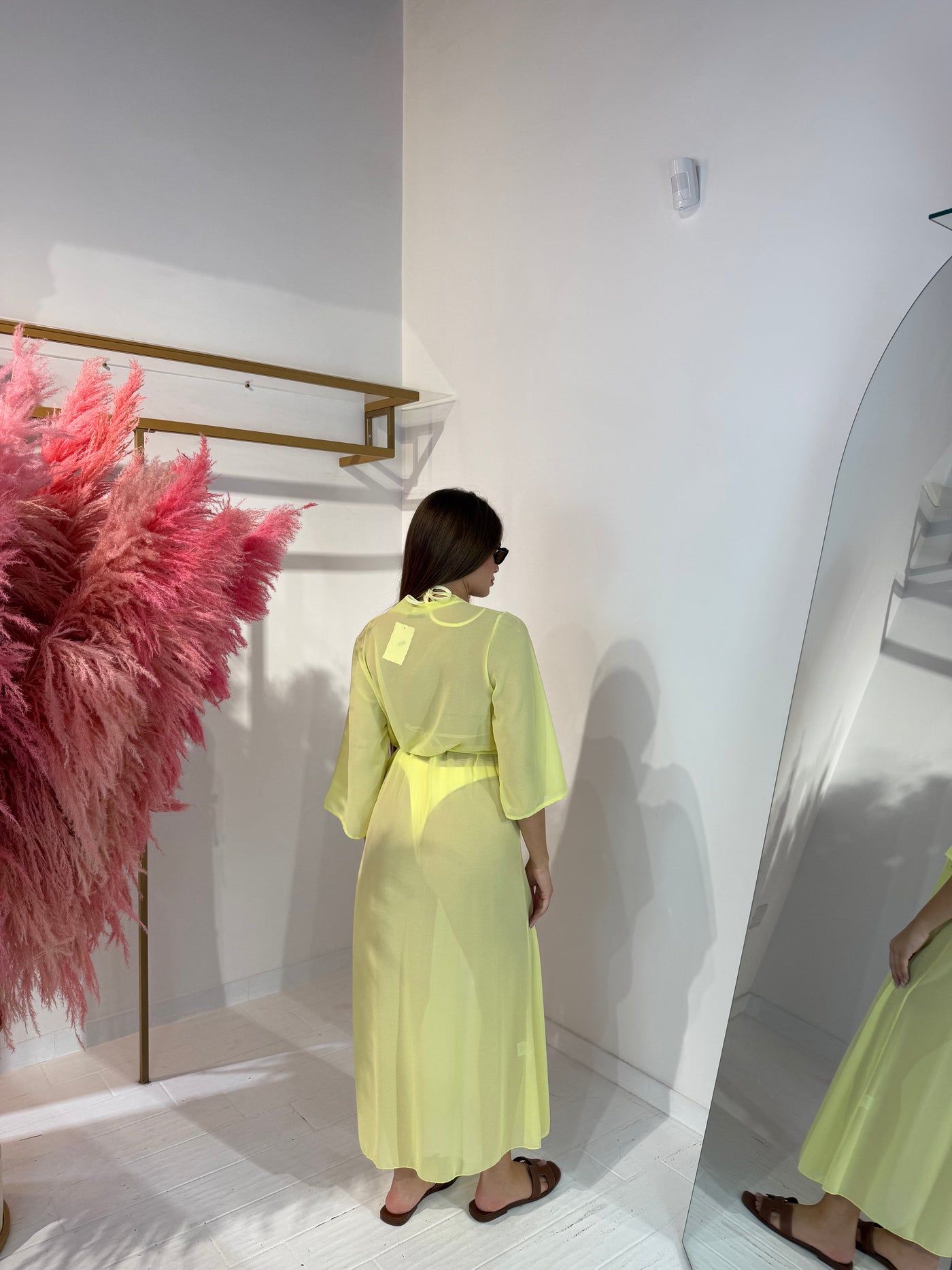 COPRICOSTUME KIMONO GIALLO