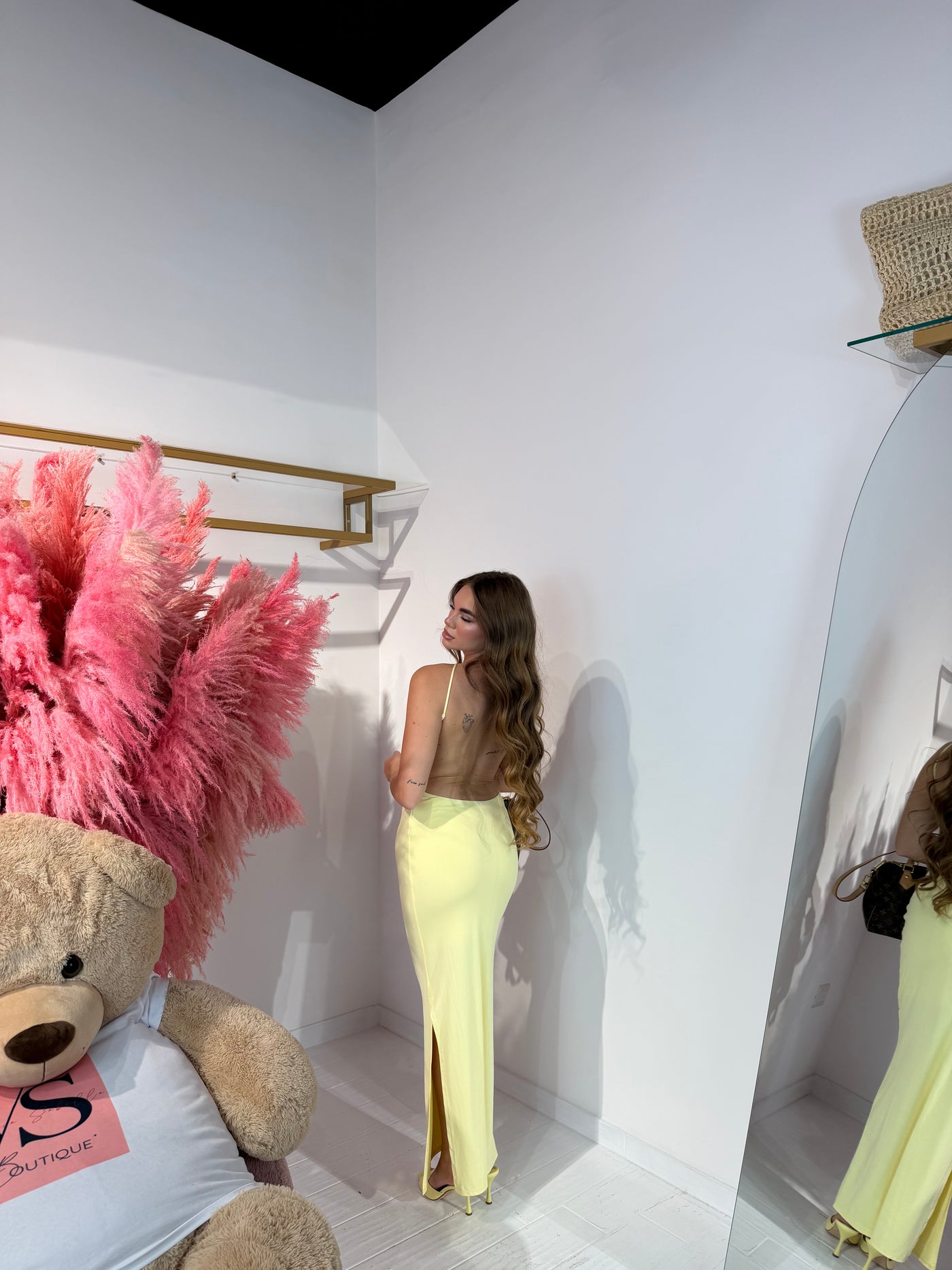 DRESS SELENA GIALLO