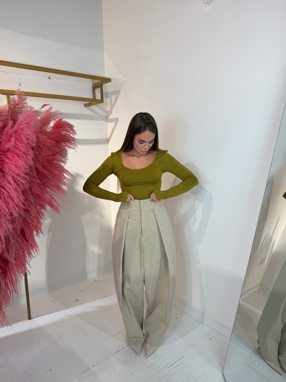 PANTALONE DIANA BEIGE