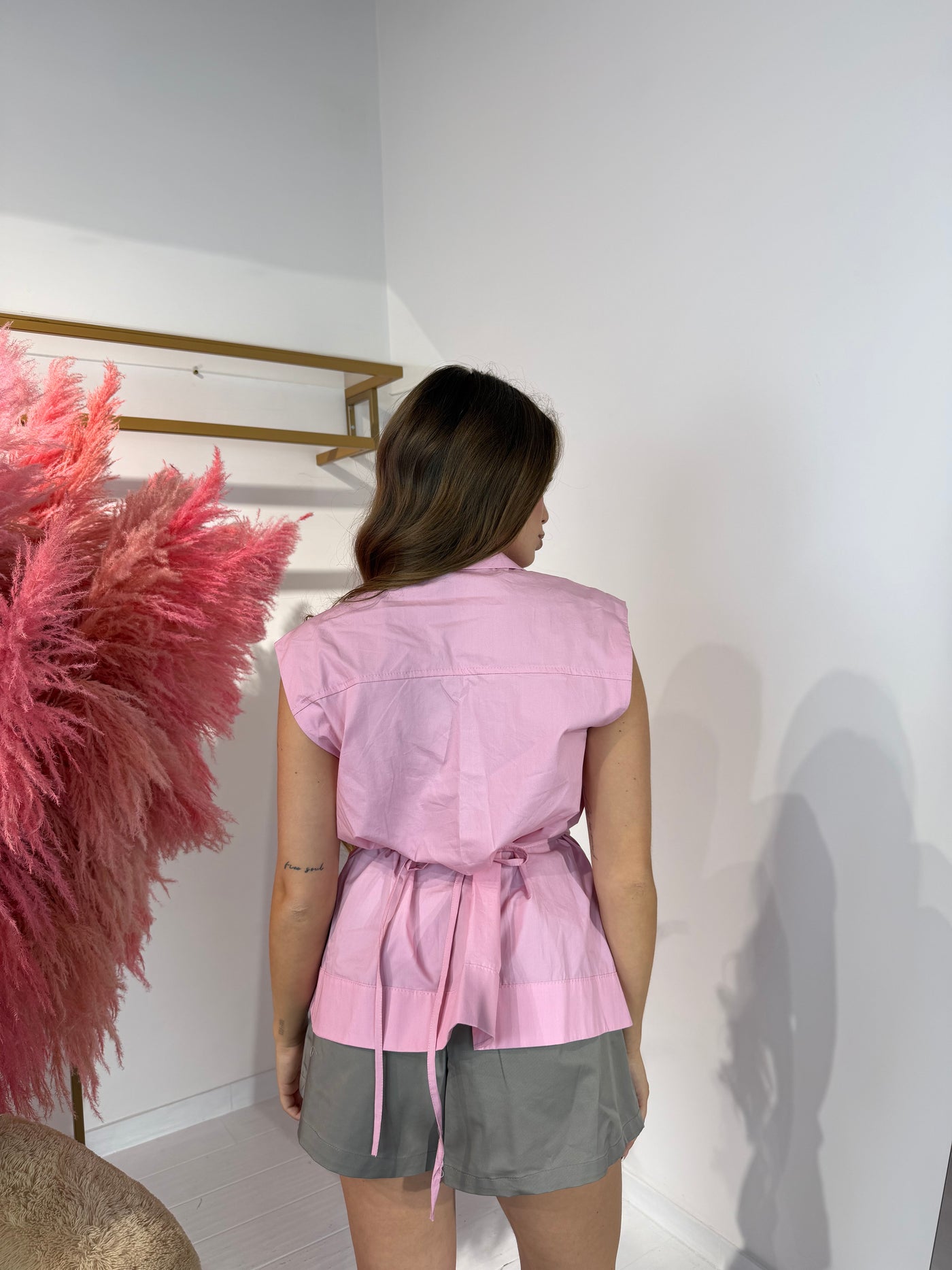 CAMICIA SILOUETTE ROSA