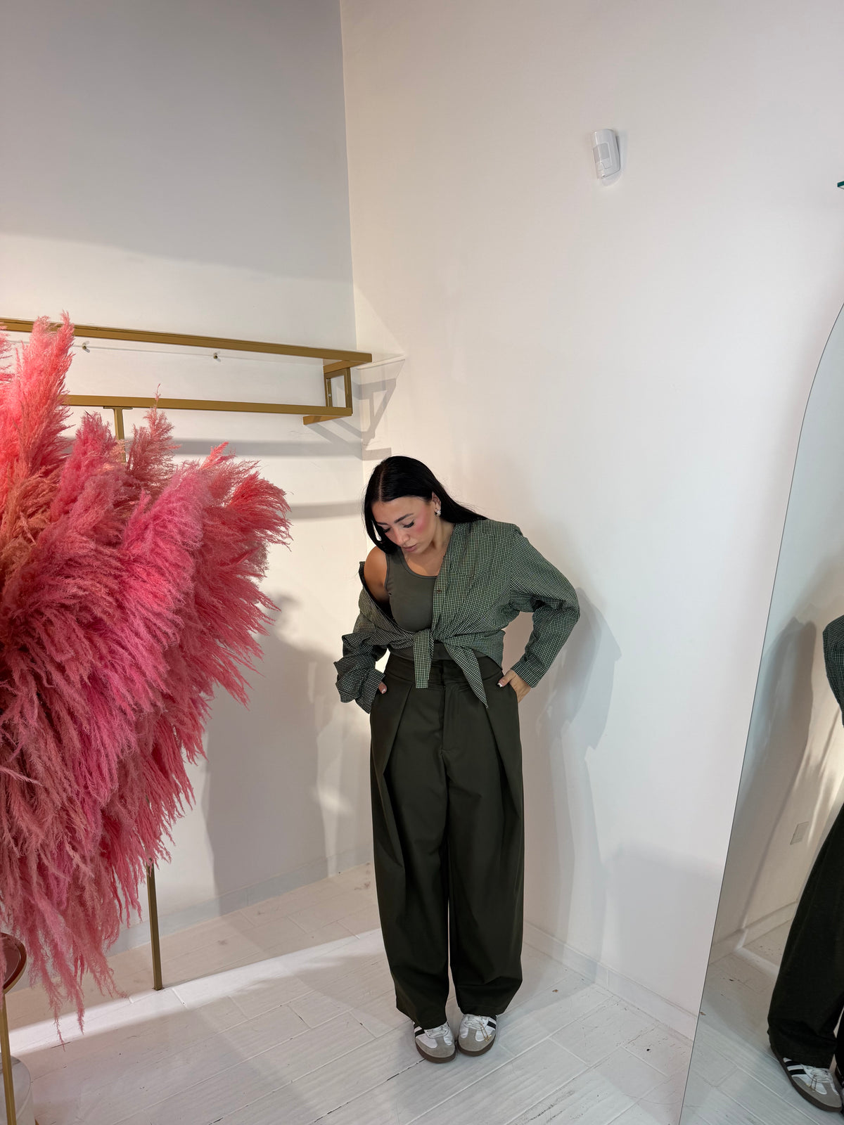 PANTALONE DIANA VERDE