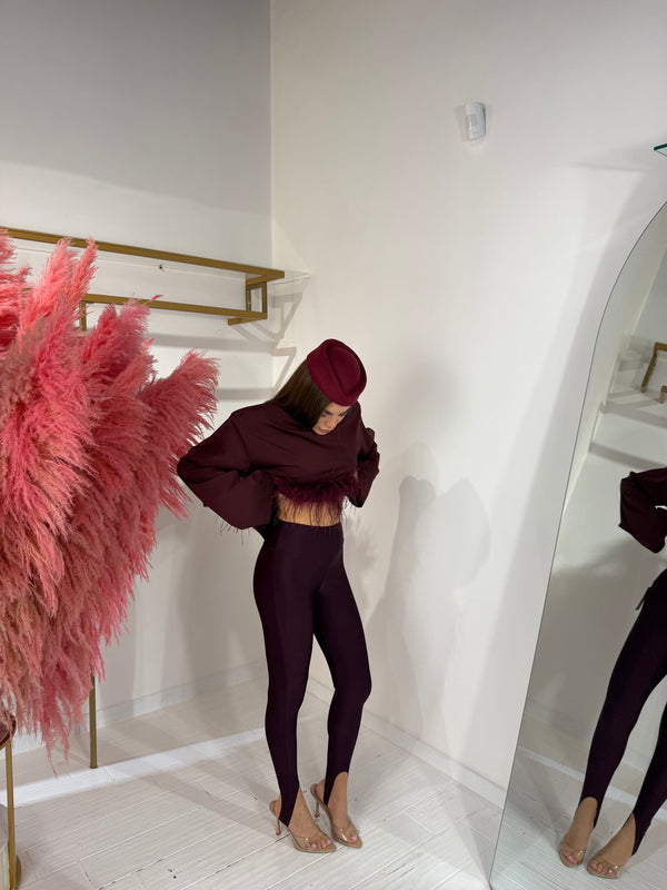 LEGGINS GHETTE BORGOGNA