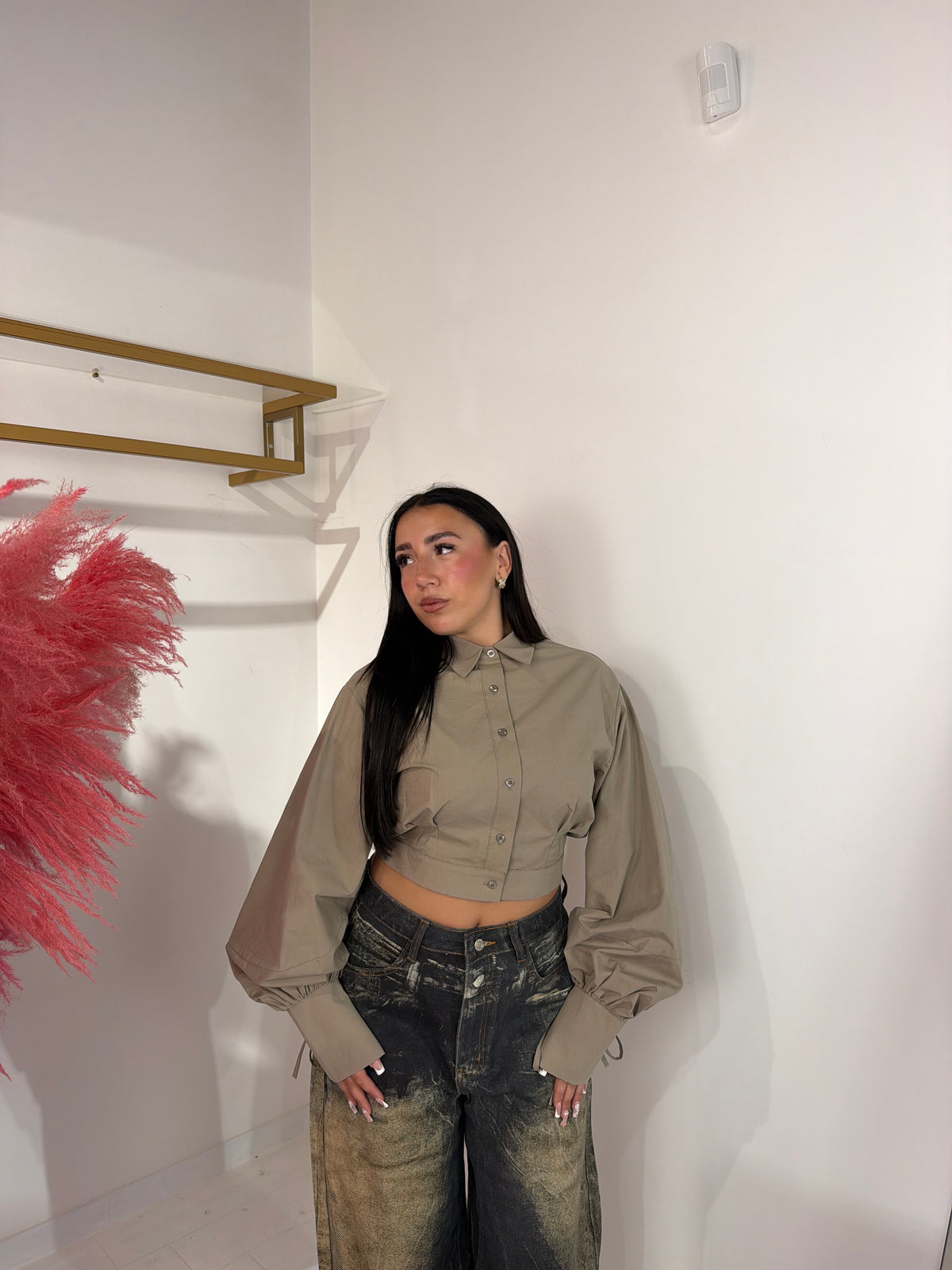 CAMICIA EVELINE FANGO
