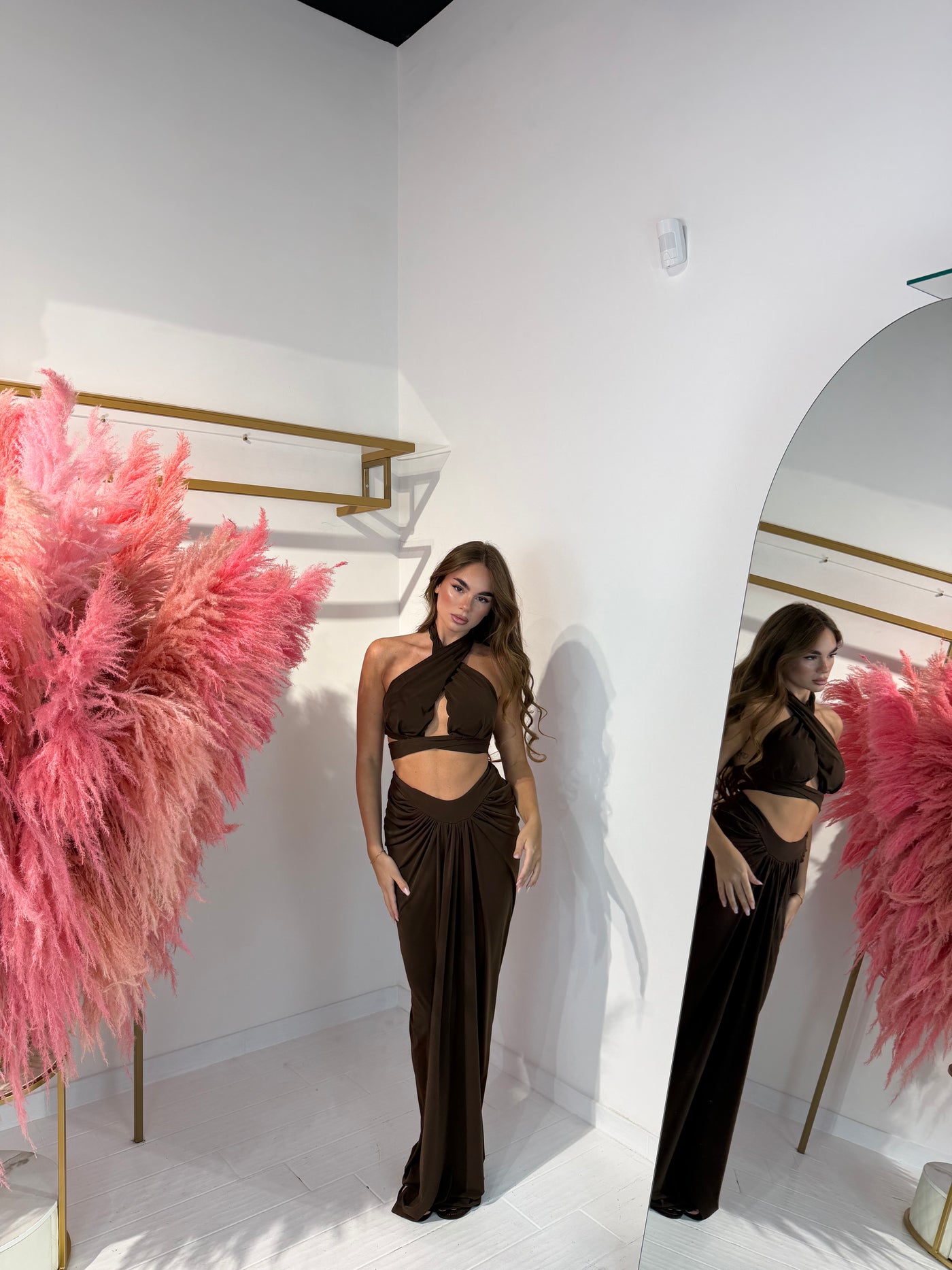 COORDINATO SANTORINI MARRONE