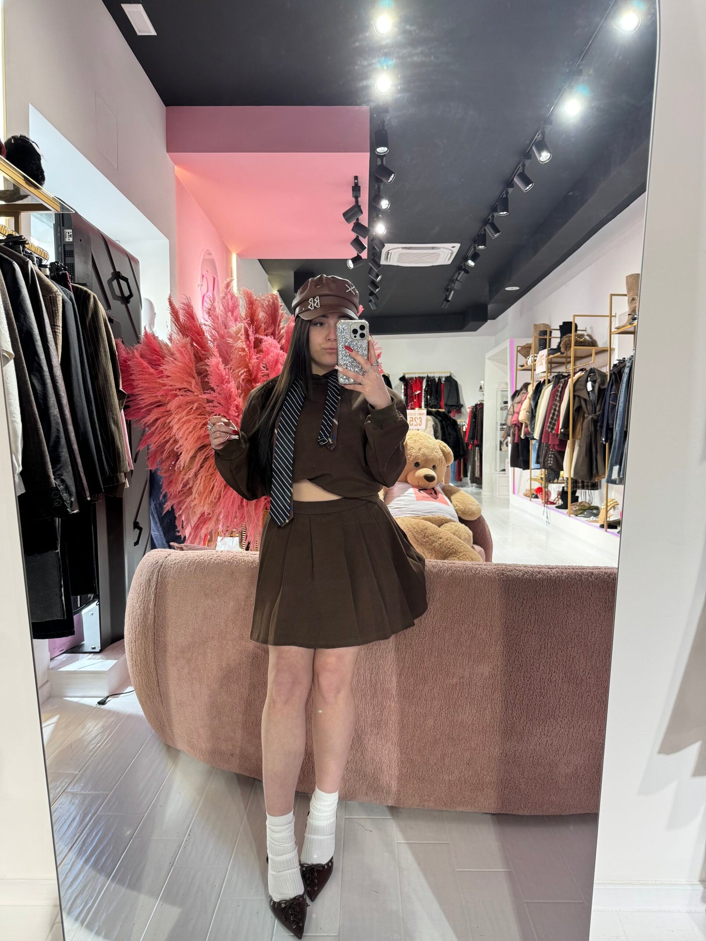 COORDINATO COLLEGE MARRONE