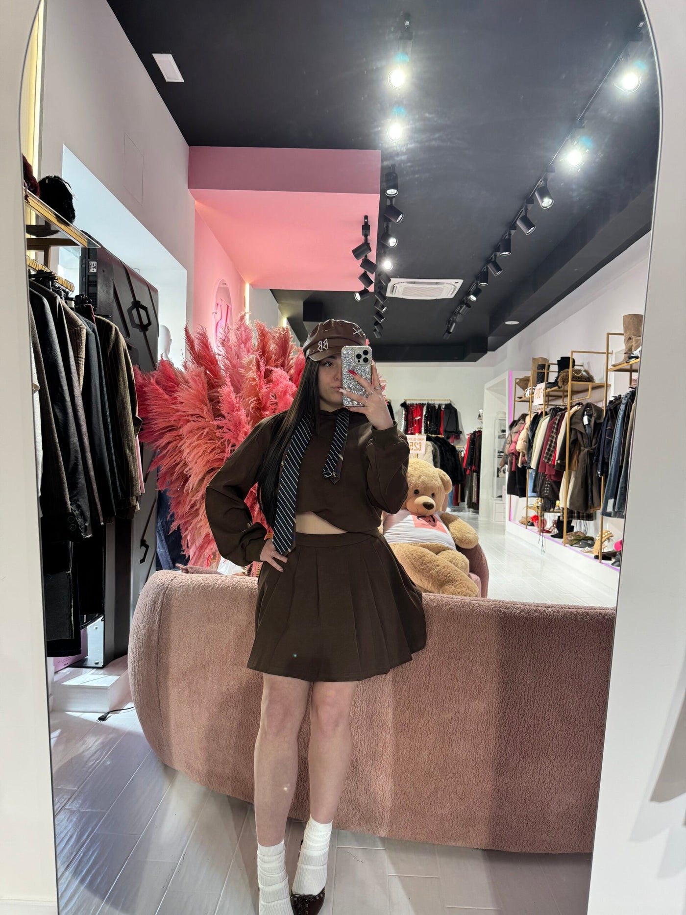 COORDINATO COLLEGE MARRONE
