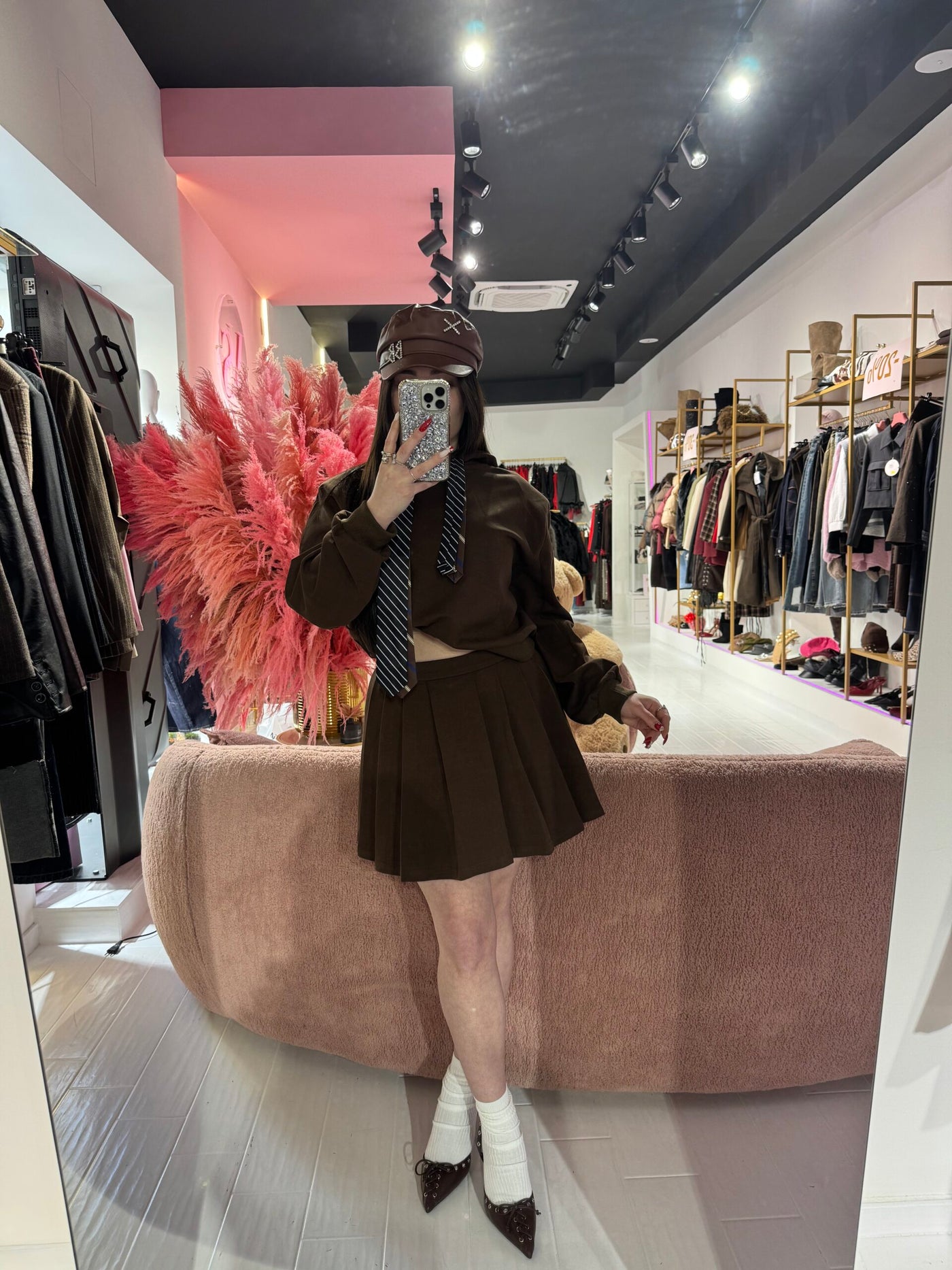 COORDINATO COLLEGE MARRONE