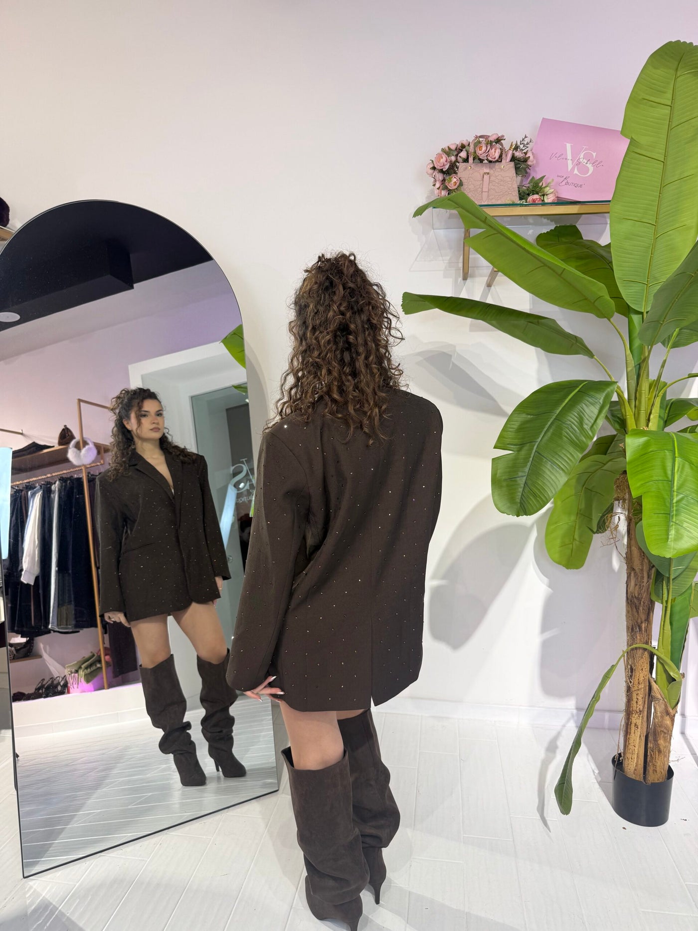 BLAZER BRILLIANT MARRONE