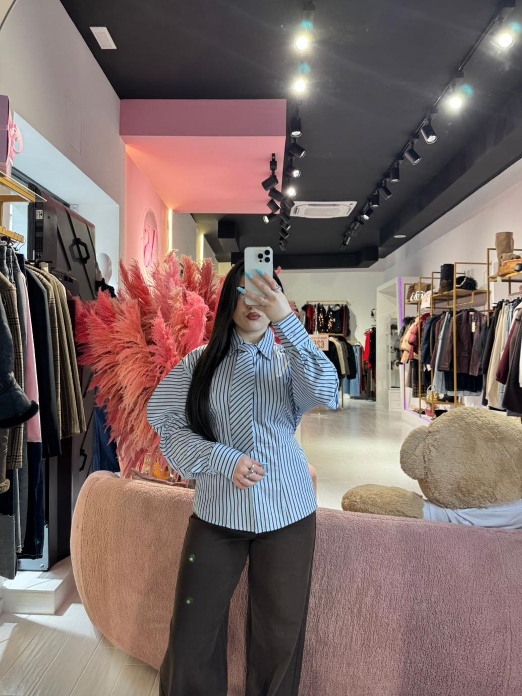 CAMICIA LOYALTY CELESTE