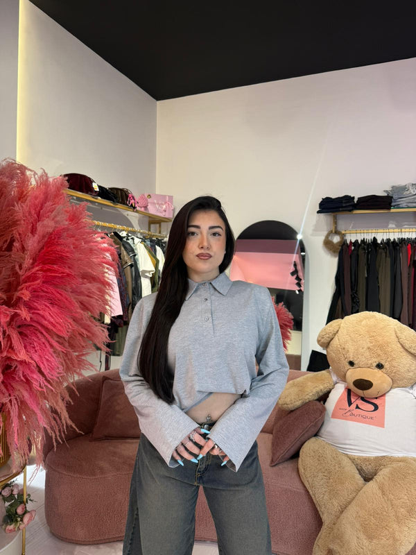 MAGLIA MILENA GRIGIA