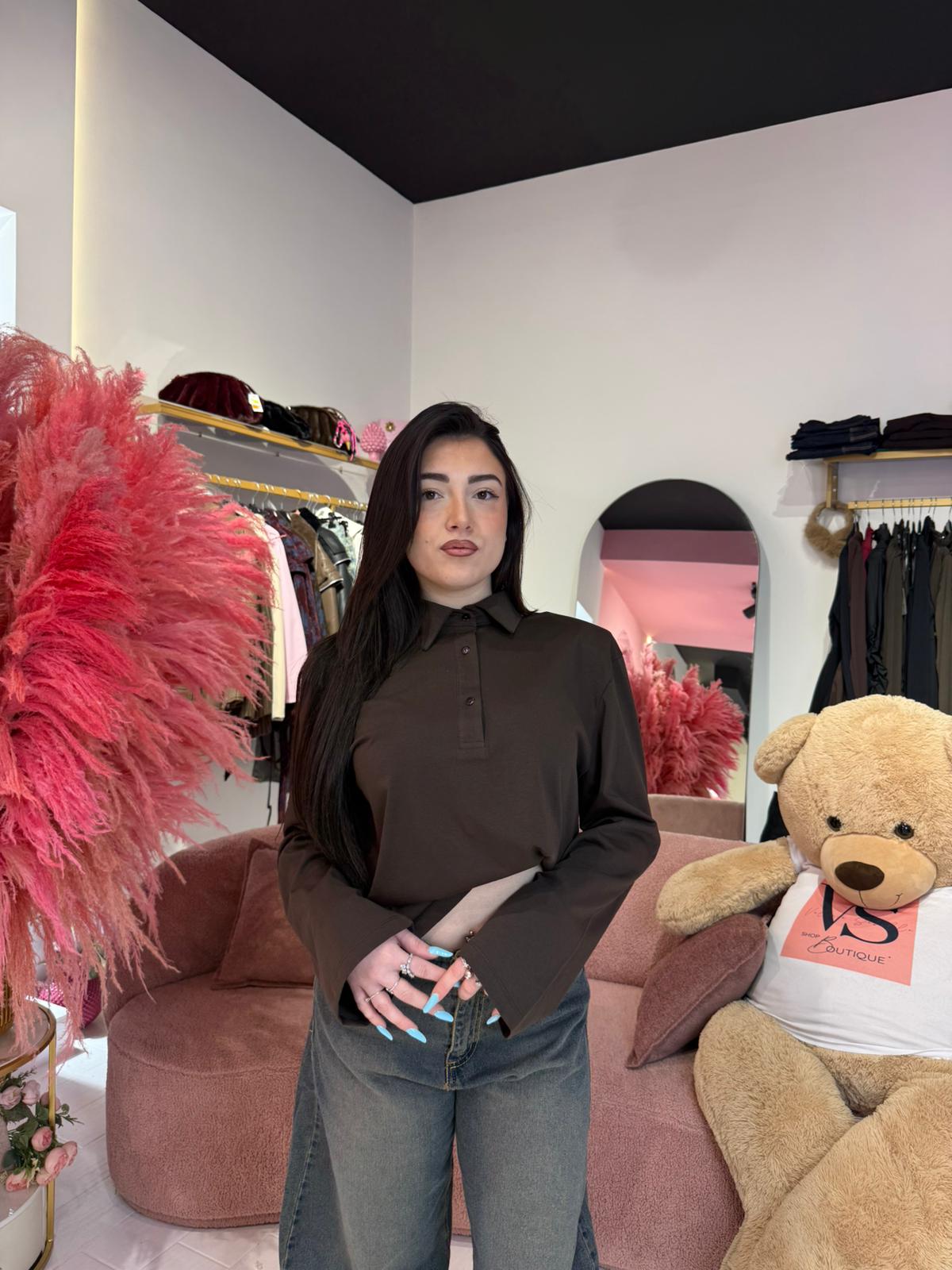 MAGLIA MILENA  MARRONE