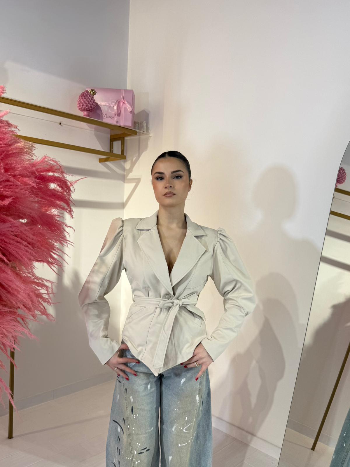 GIACCA REINA BEIGE