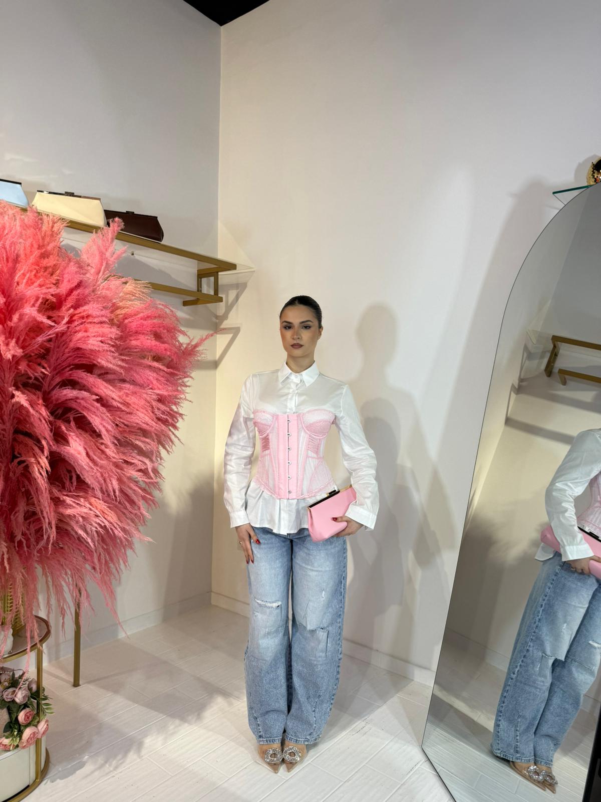 CORSETTO SELENA ROSA